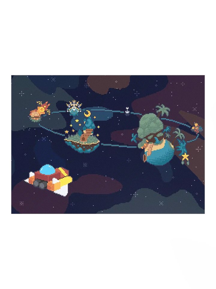 Gummi Ship Print product image (1)