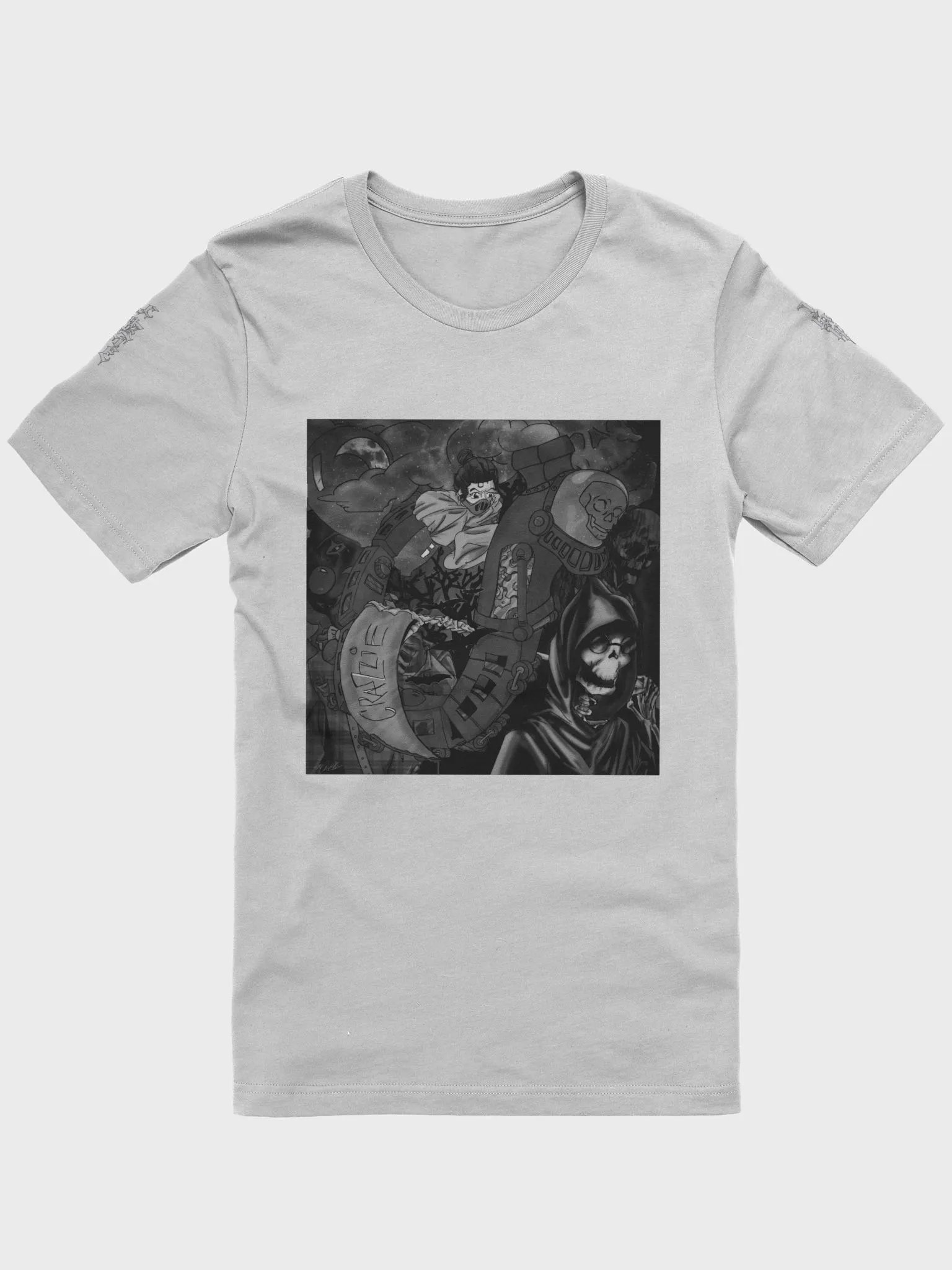 Crazzie Train Tee (B&W) product image (12)