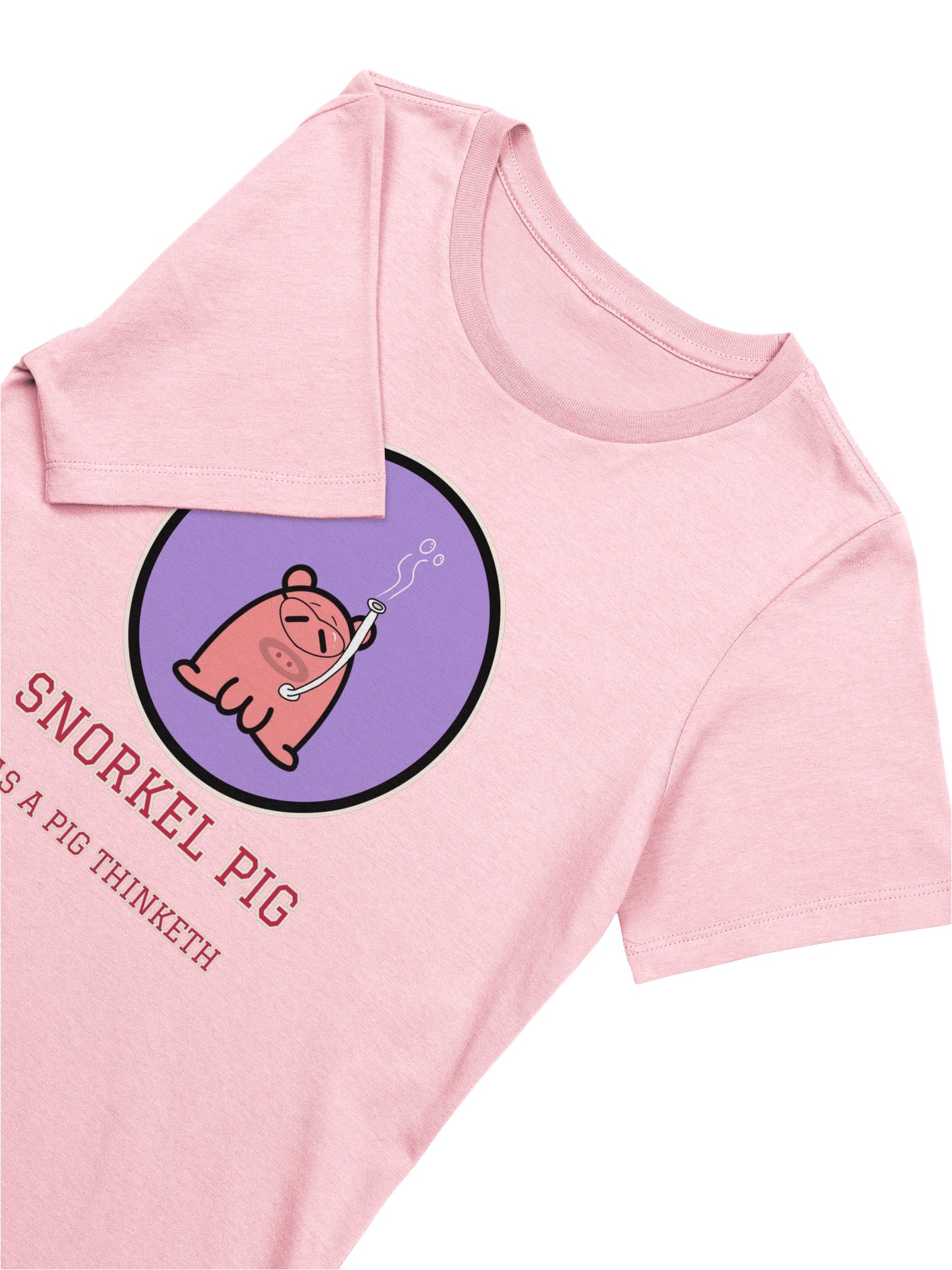 Snorkel Pig Women's Tee | As a Pig Thinketh product image (5)