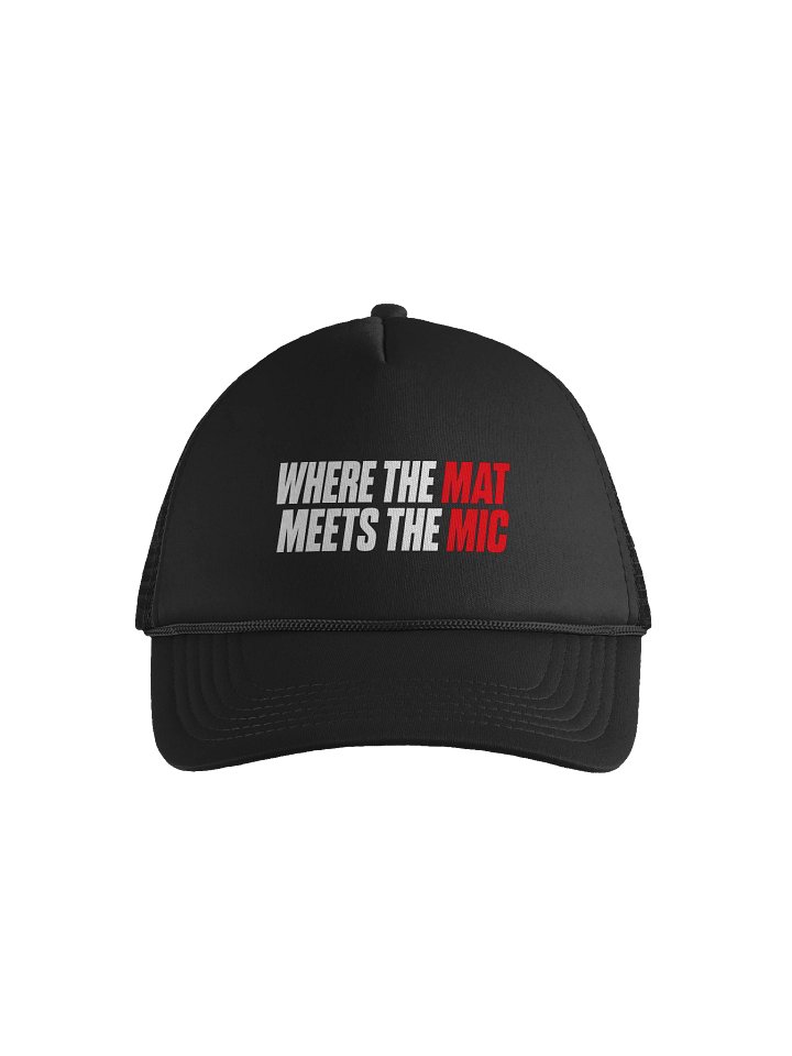 Mat Meets Mic Hat — Black product image (1)
