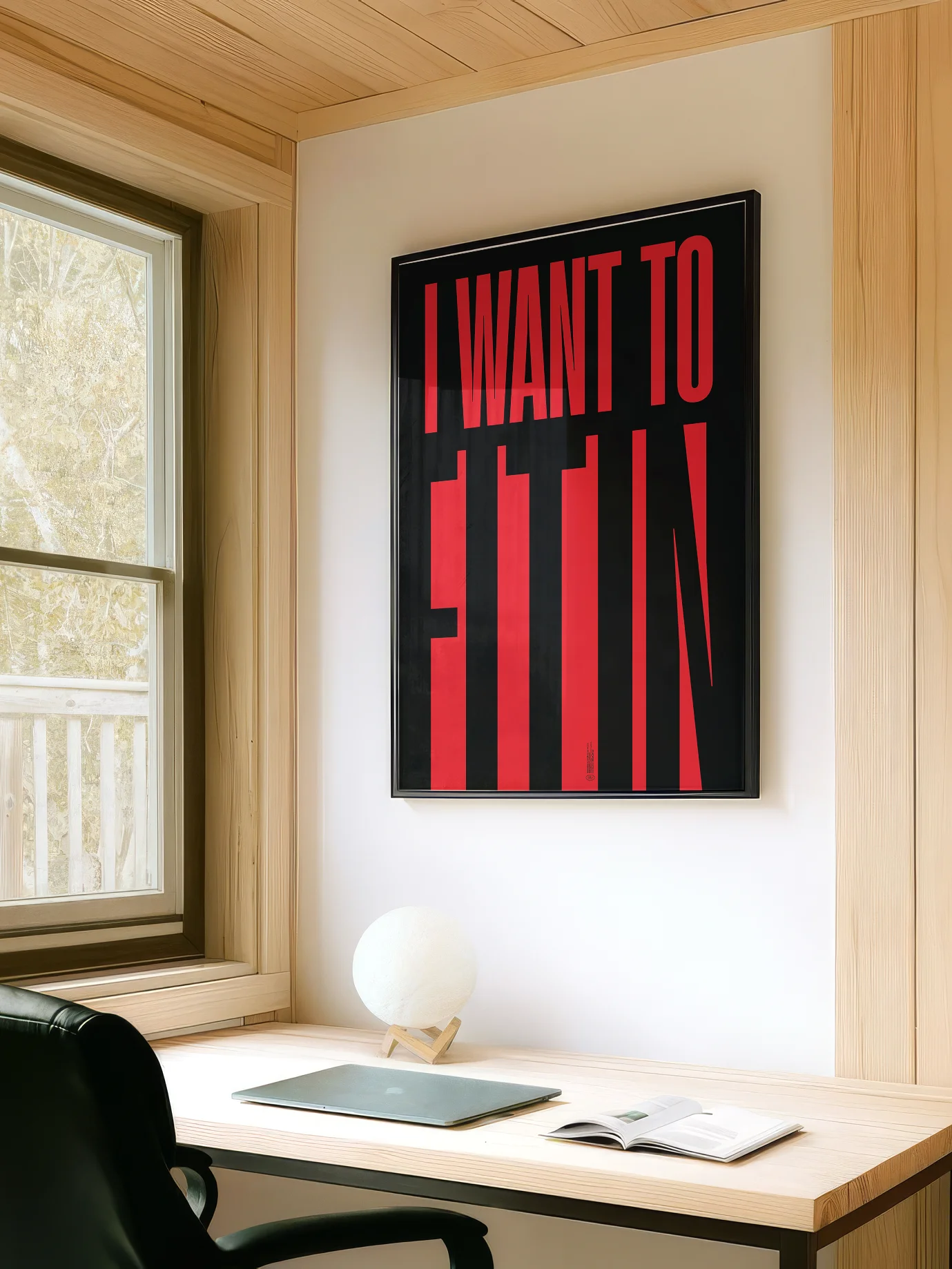 "FIT IN" Framed Poster product image (9)