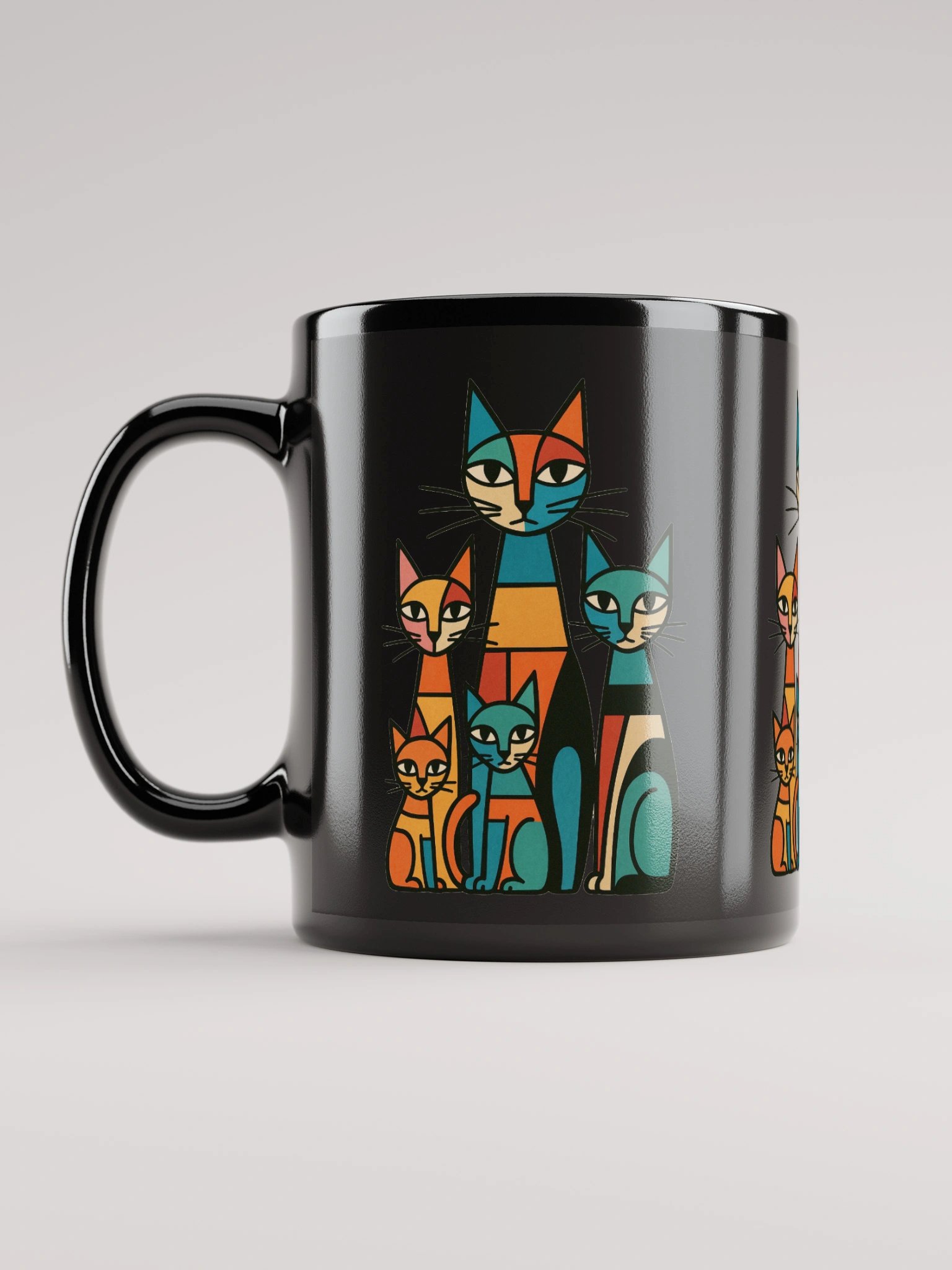 Whimsical Cat Party Mug product image (12)