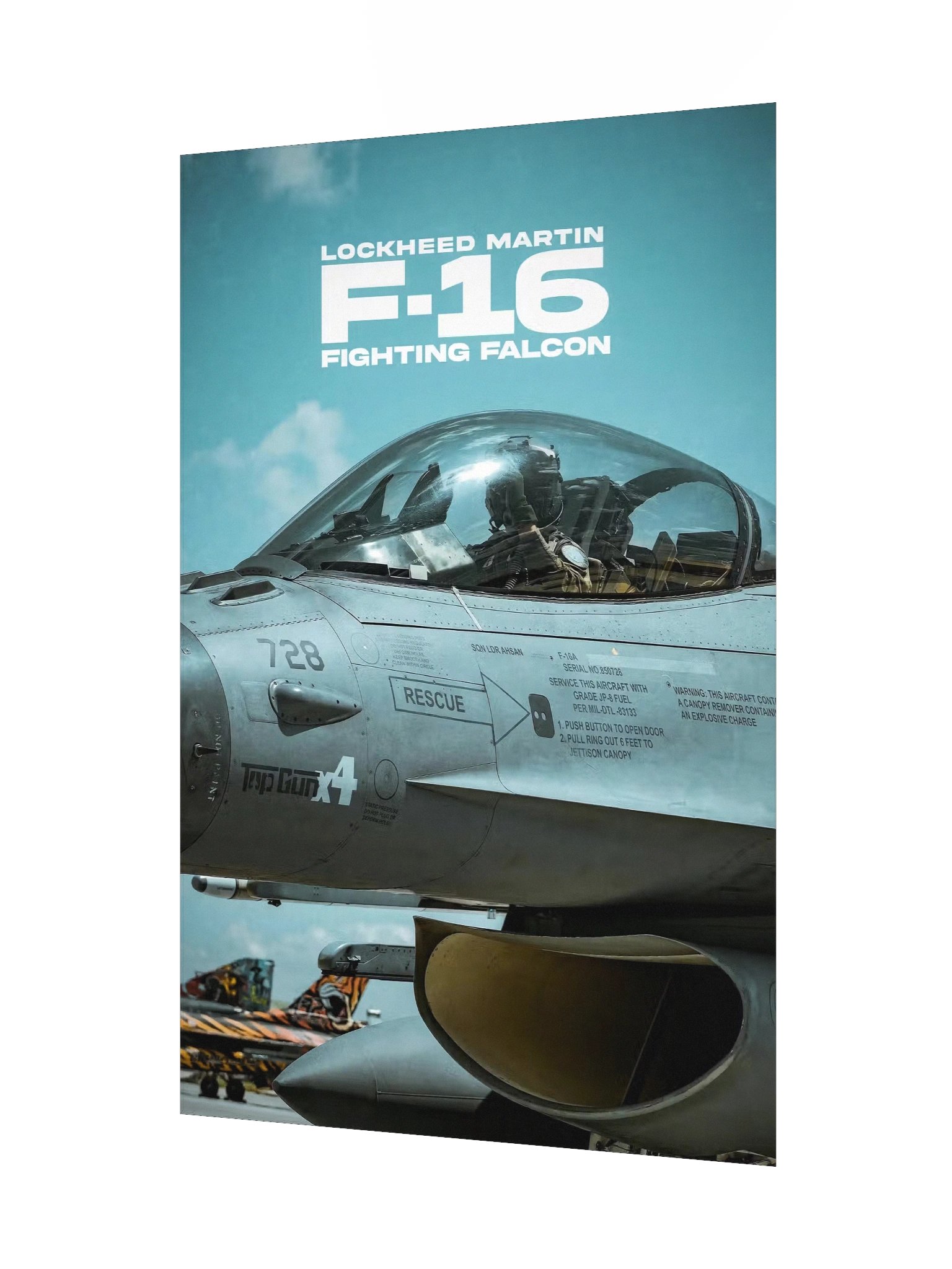 F-16 Fighting Falcon Fighter Jet Poster product image (5)