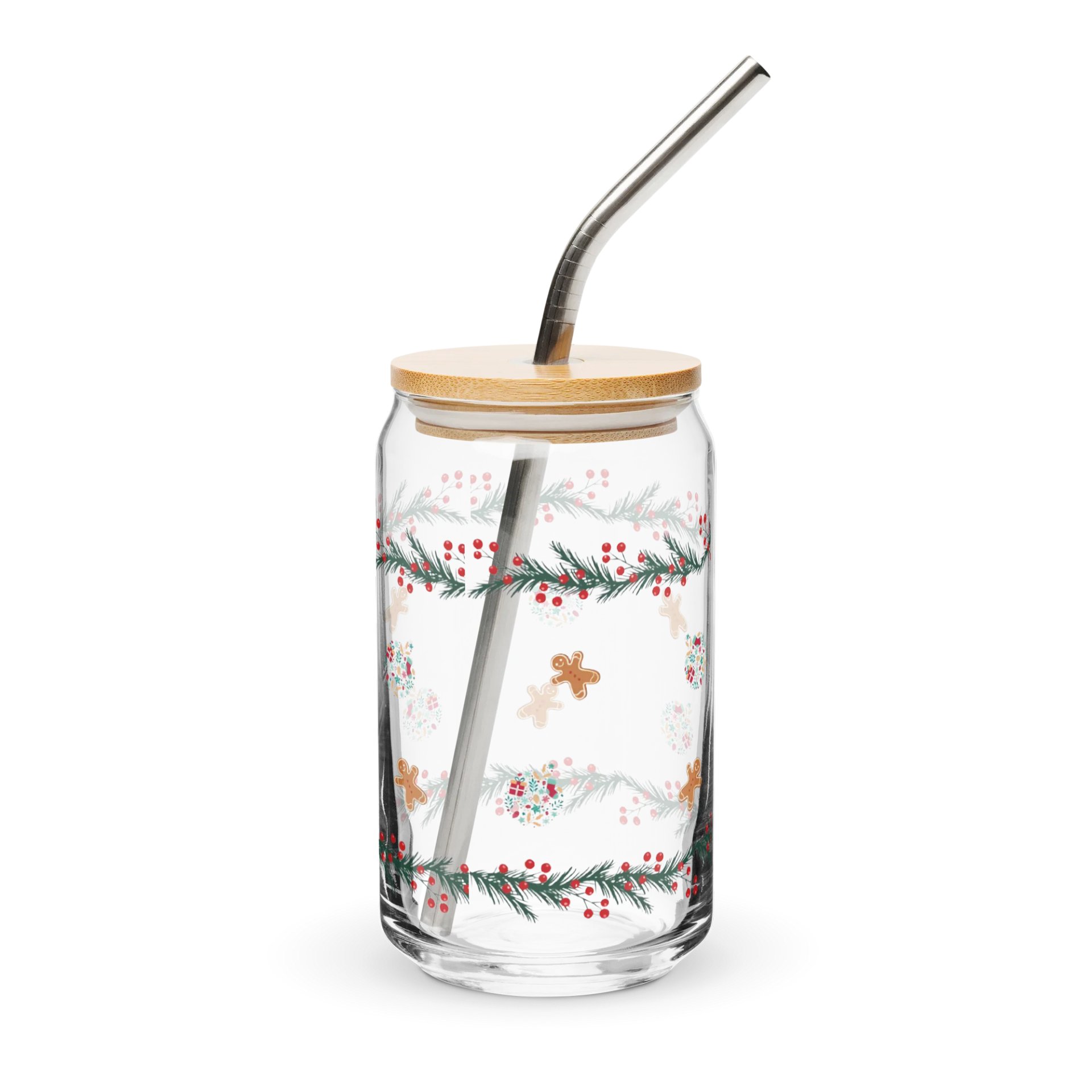 Holiday Cheers Can-Shaped Glass product image (4)