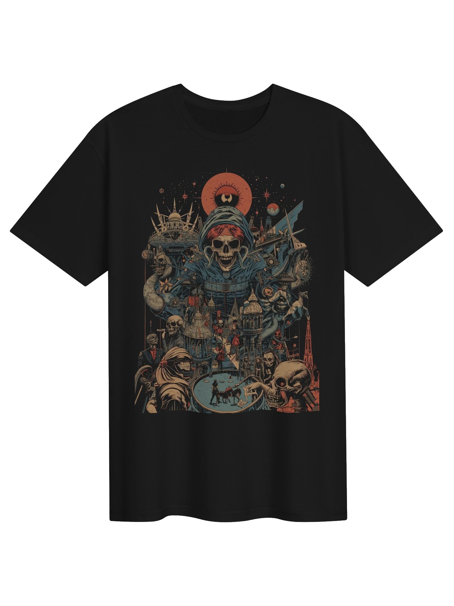 Crimson Sun Skullscape T-Shirt product image (1)