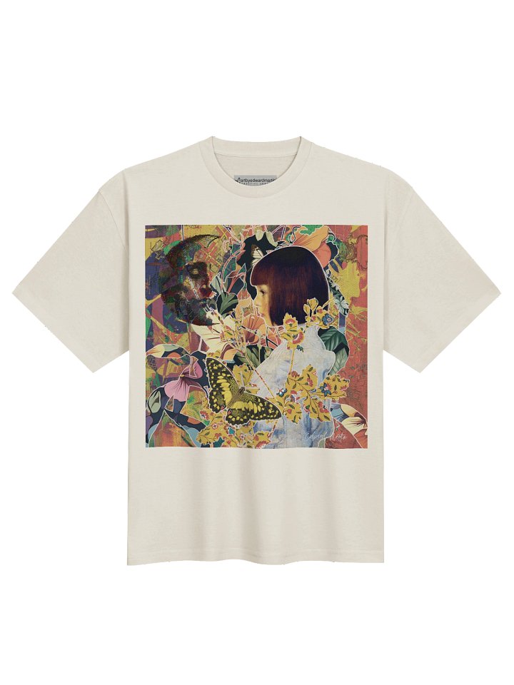 'El Secreto de la Mariposa' (The Butterfly's Secret) by Edward Martin Oversized Tee product image (1)