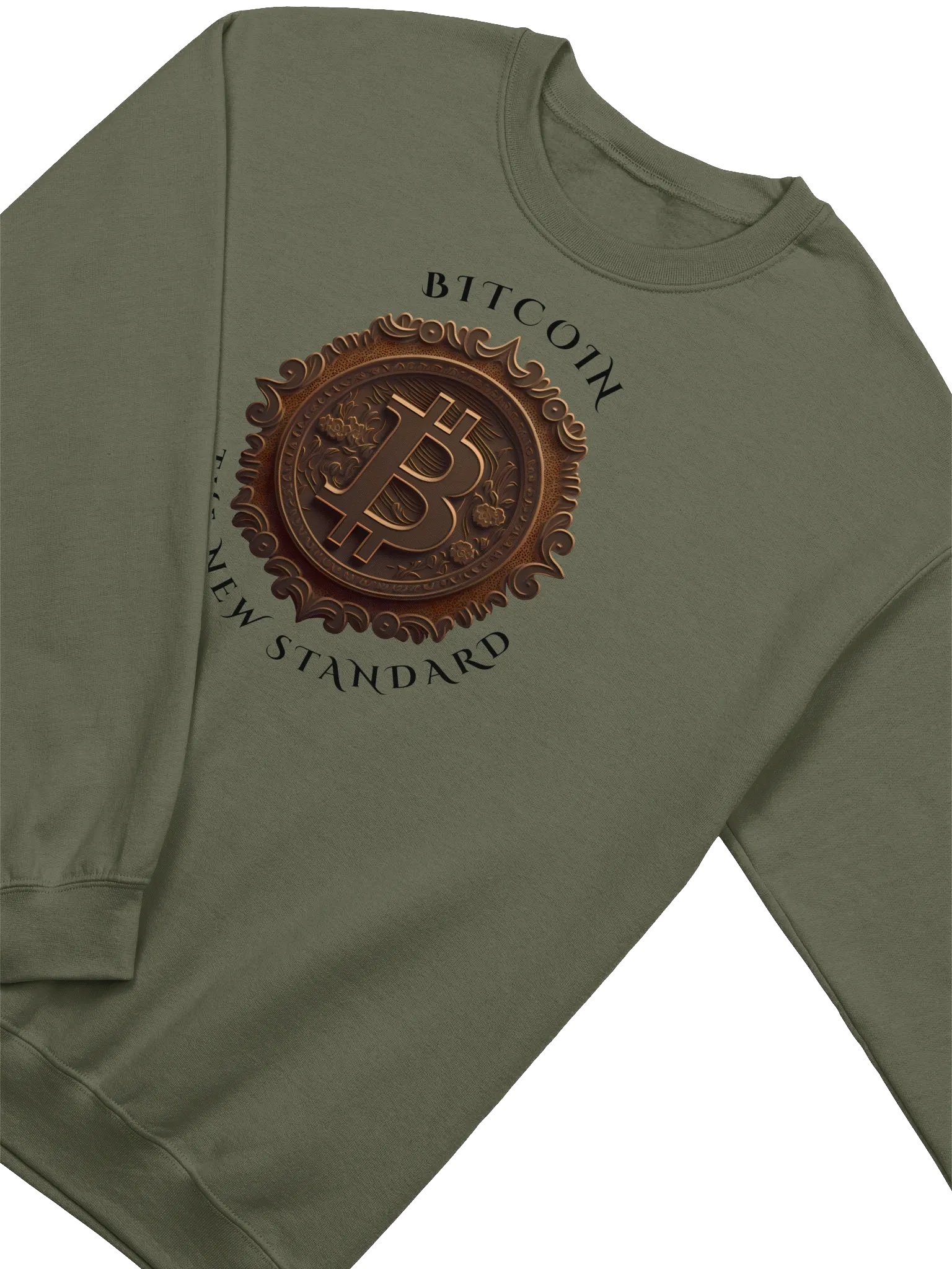 Bitcoin Ornamental Coin Sweatshirt product image (26)