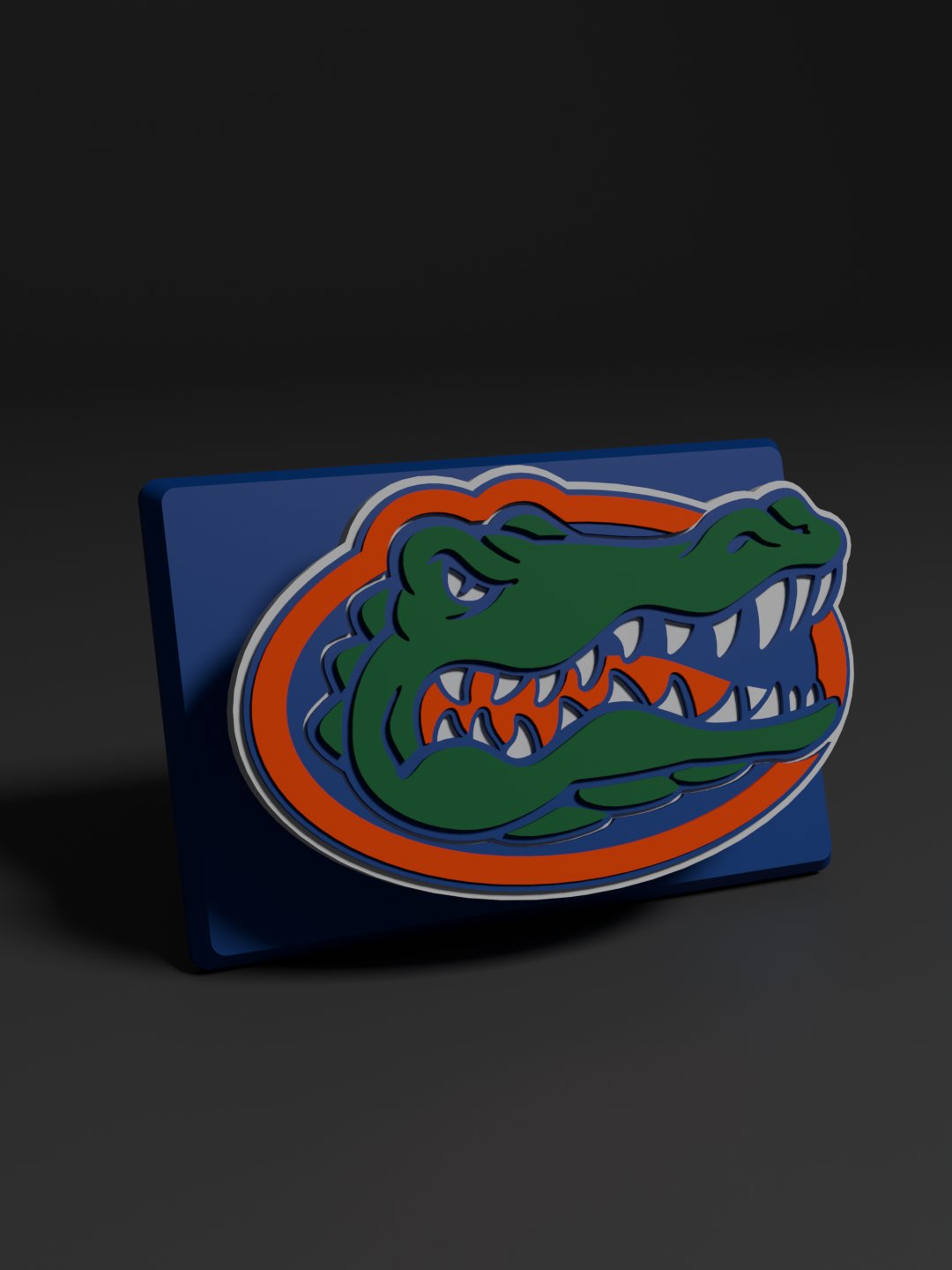 University of Florida Gators 3D Printed Floating Logo Sign (Digital File Only) product image (1)