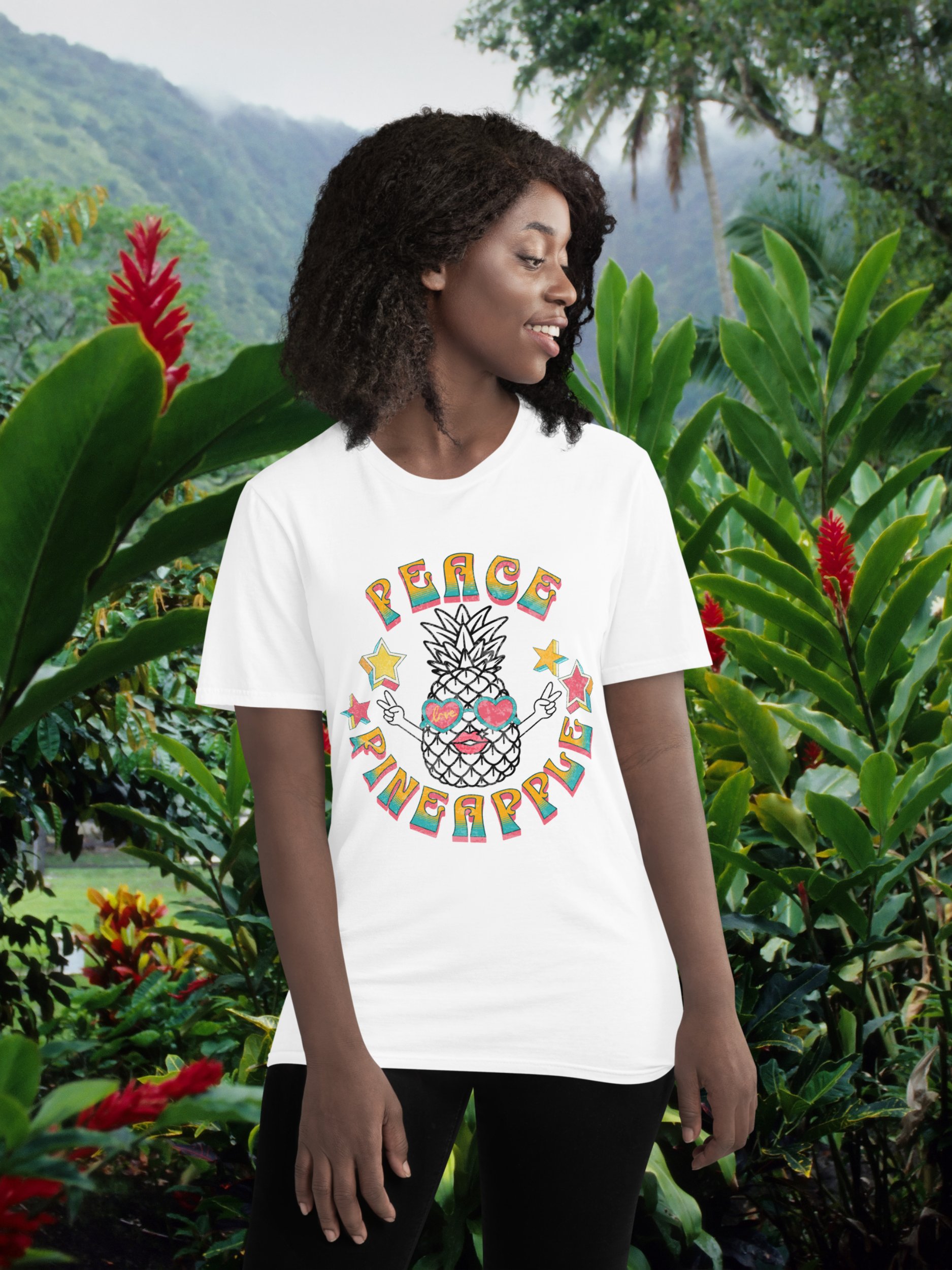 Peace, Love, Pineapple T-shirt product image (1)