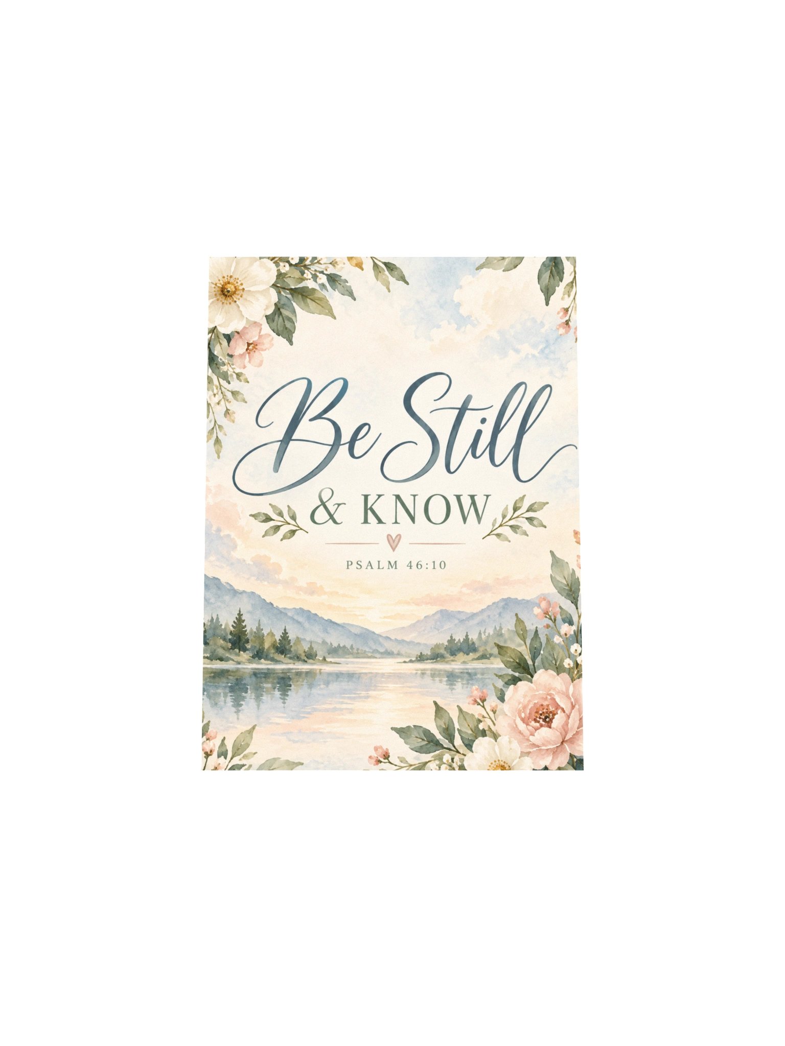 Be Still & Know - Psalm 46:10 Christian Poster product image (18)