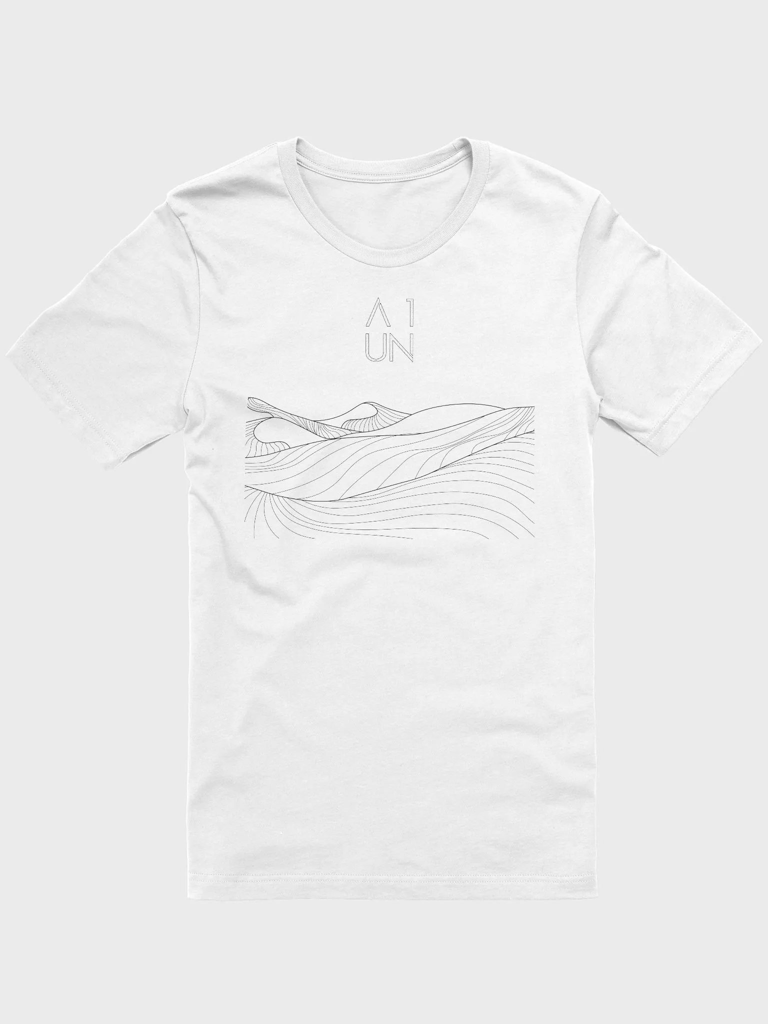 Unisex Regular fit Super soft T-Shirt w/ Mountains A1UN product image (3)
