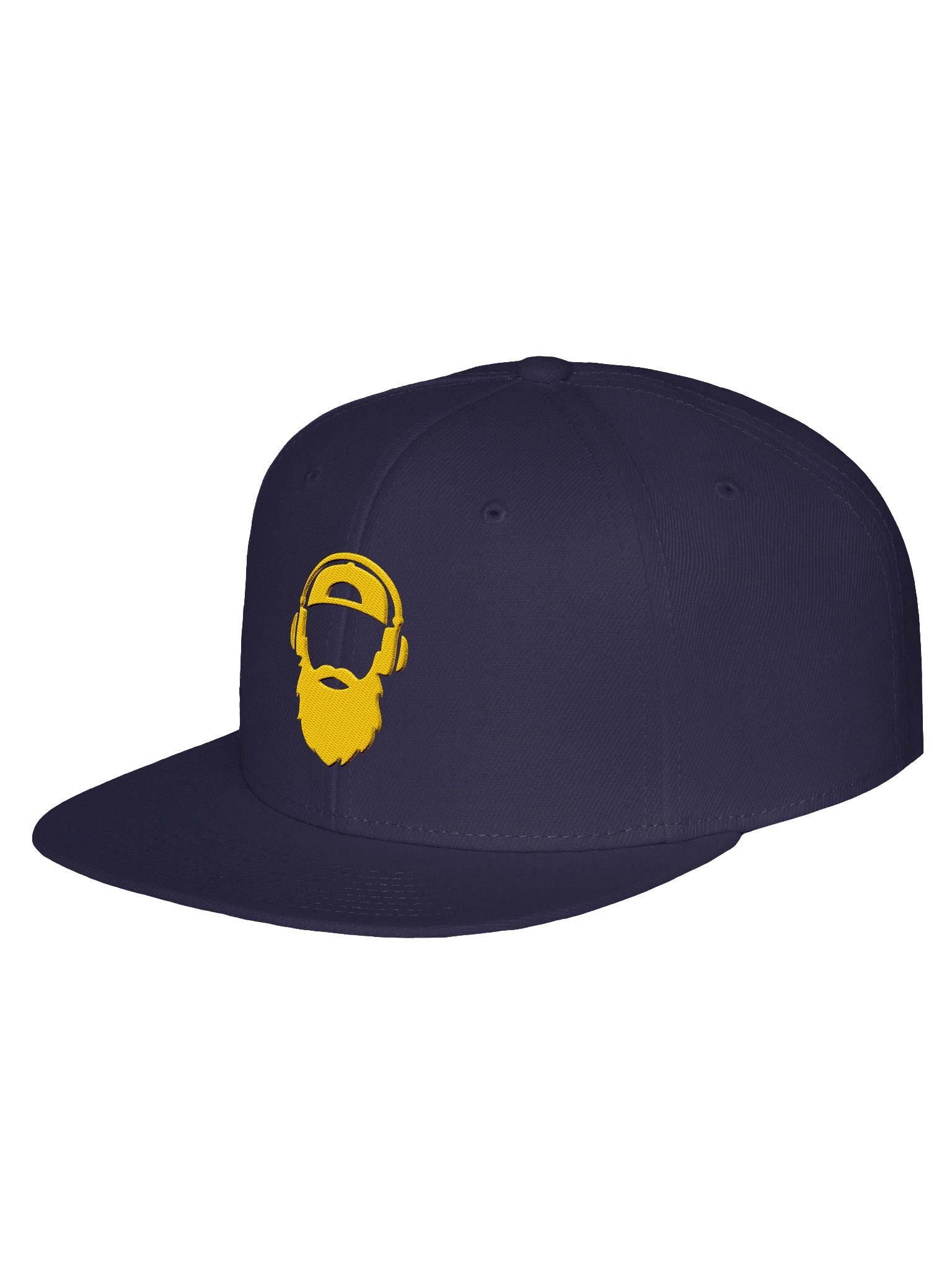 Flat Bill Rolen Beats Icon Split Script Hat – Yellow Split Vert Logo product image (10)