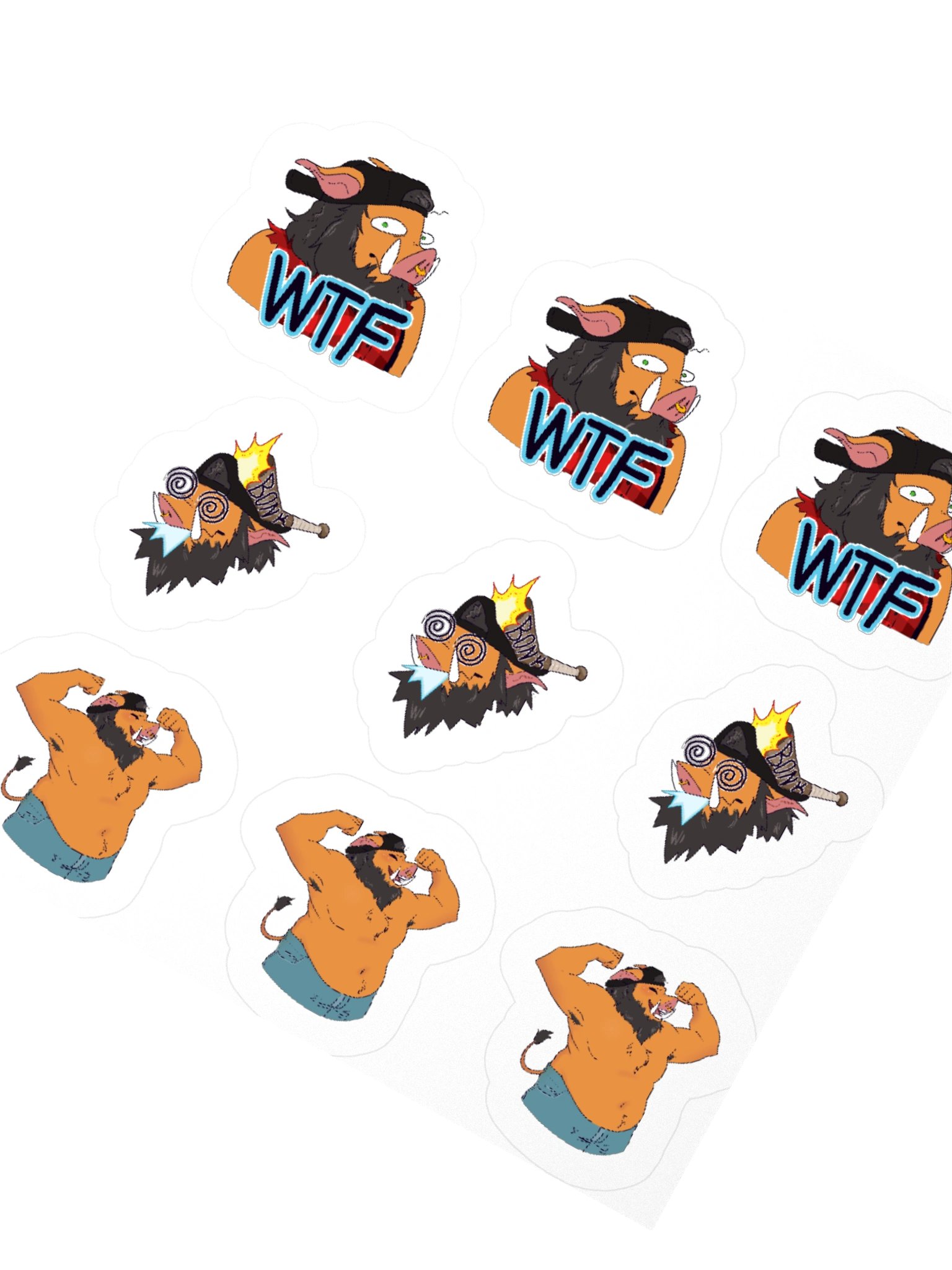 Pitstop Emote Sticker Sheet product image (2)