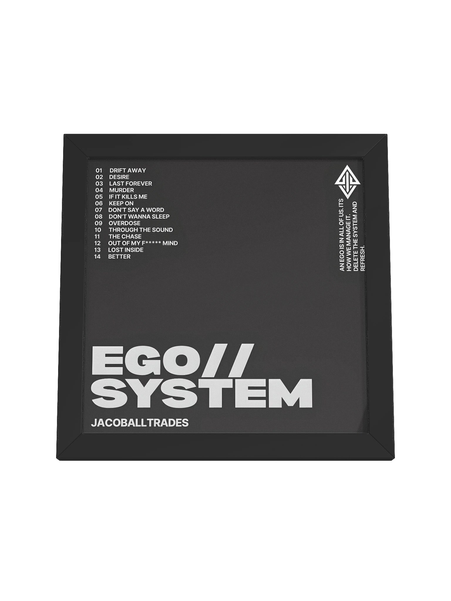 EGO//SYSTEM Track list Poster product image (16)
