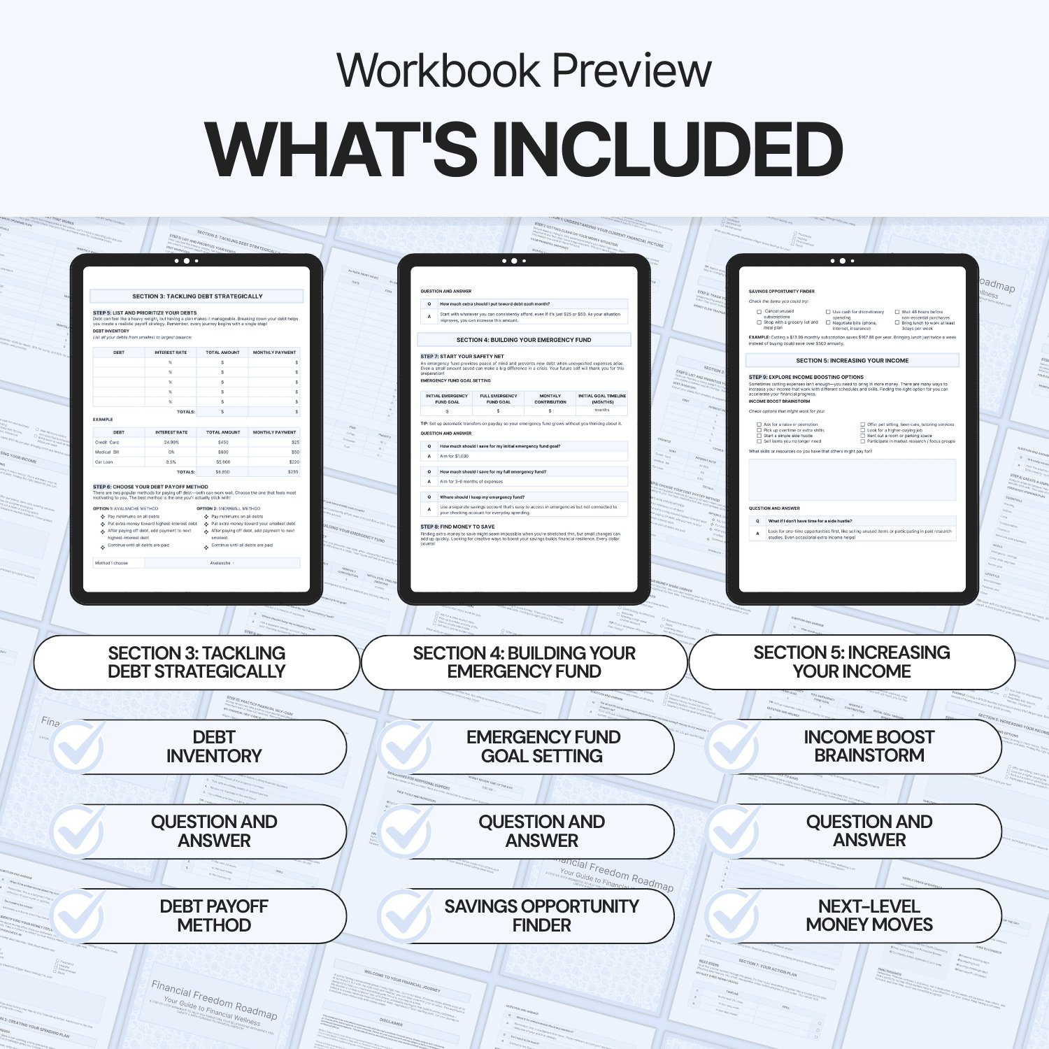 Financial Freedom Roadmap - Google Docs product image (6)