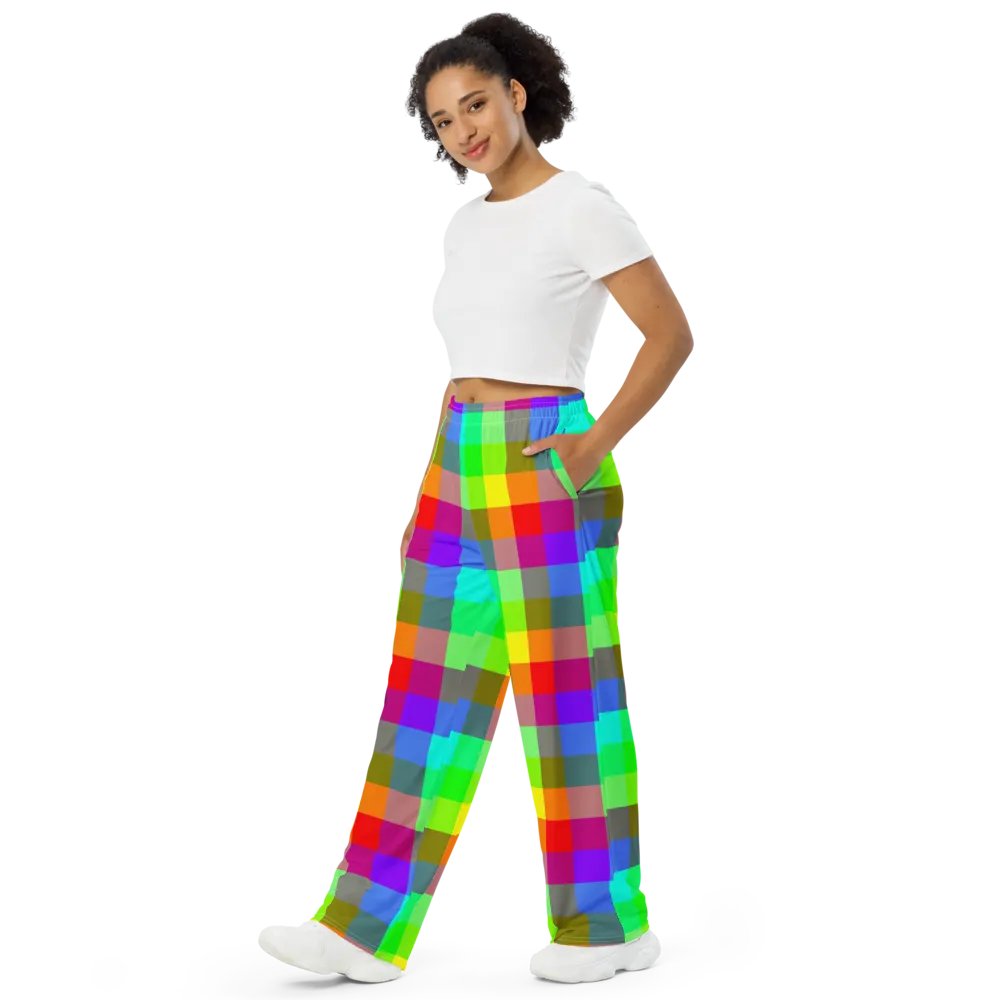 Rainbow Checker Pants product image (10)