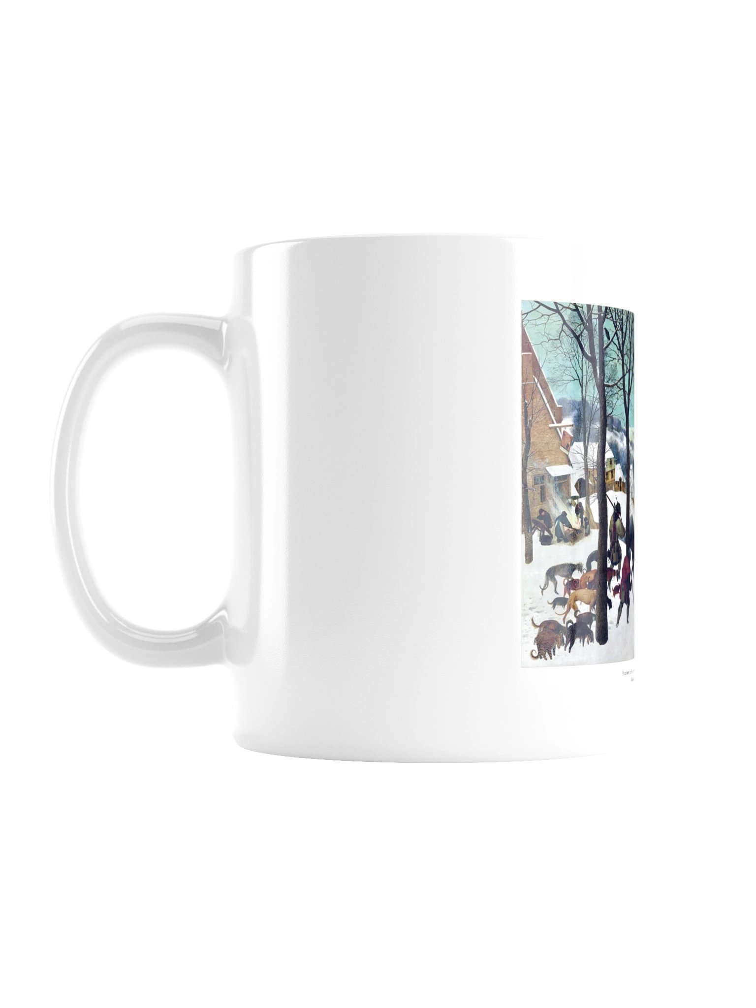 Hunters in the Snow (Winter) — White Mug product image (1)