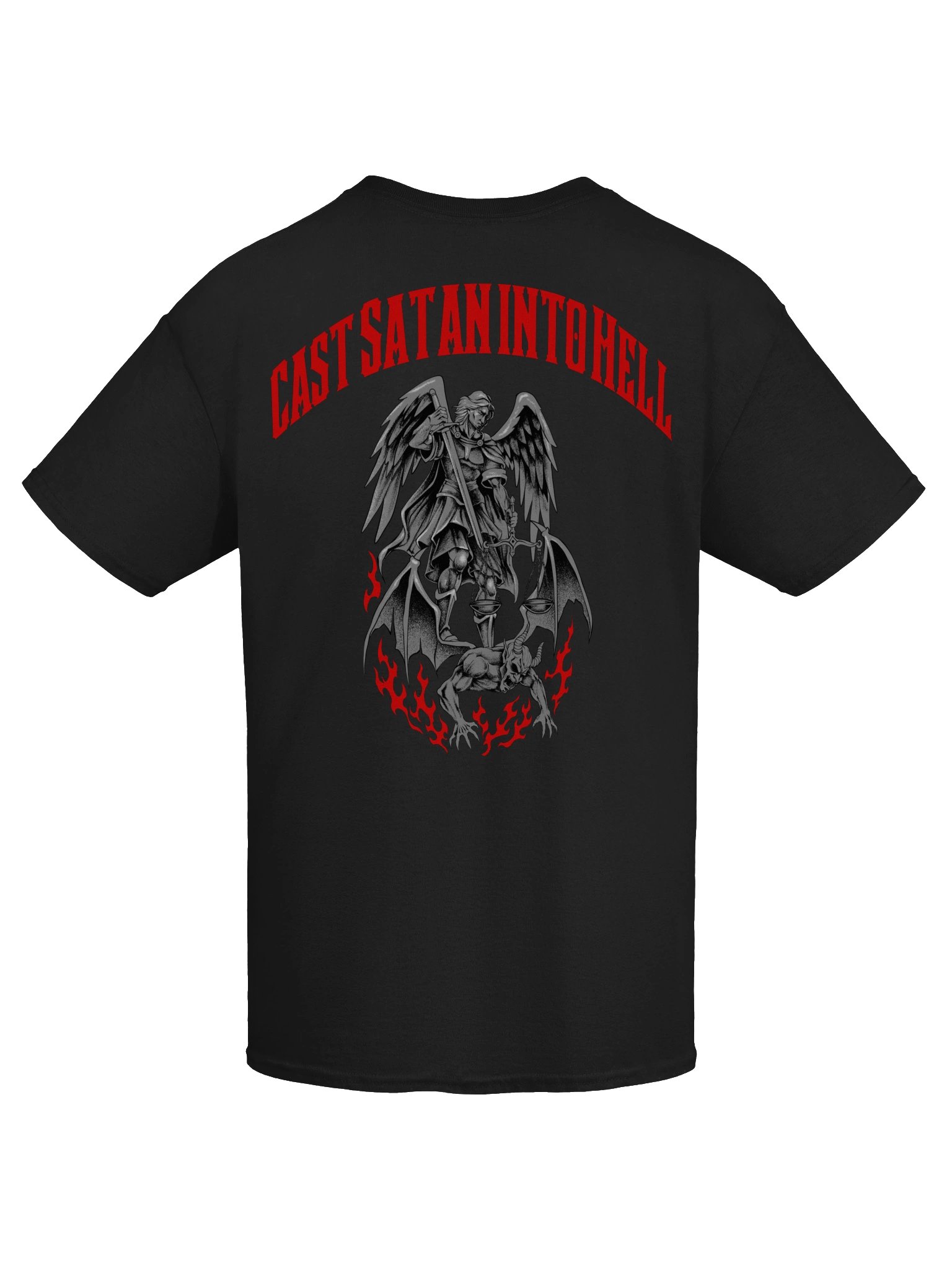 Cast Satan into Hell Metacore Saint Michael NEW - comfort t-shirt product image (1)