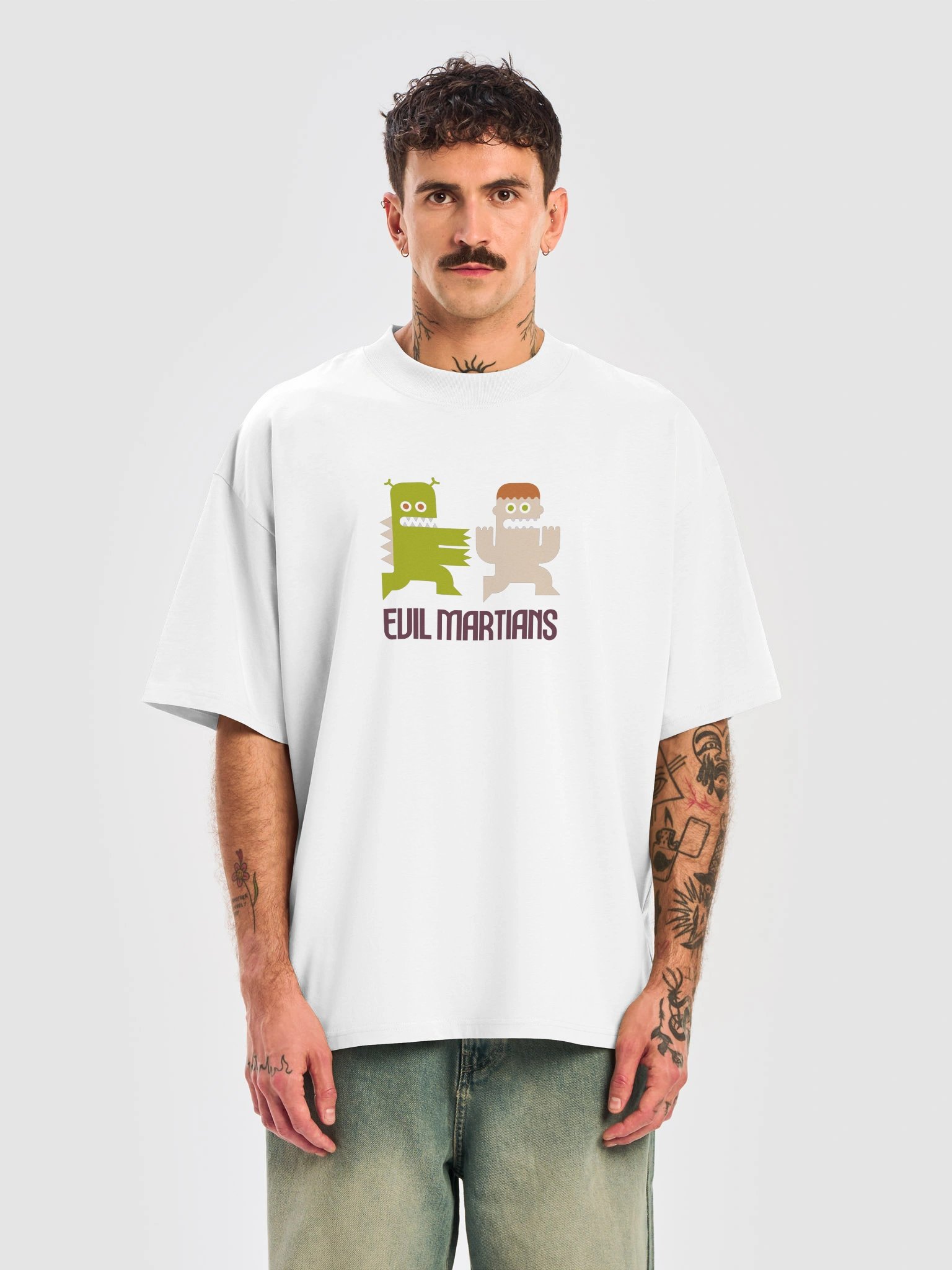 Organic Oversized Full Logo Inverted product image (5)