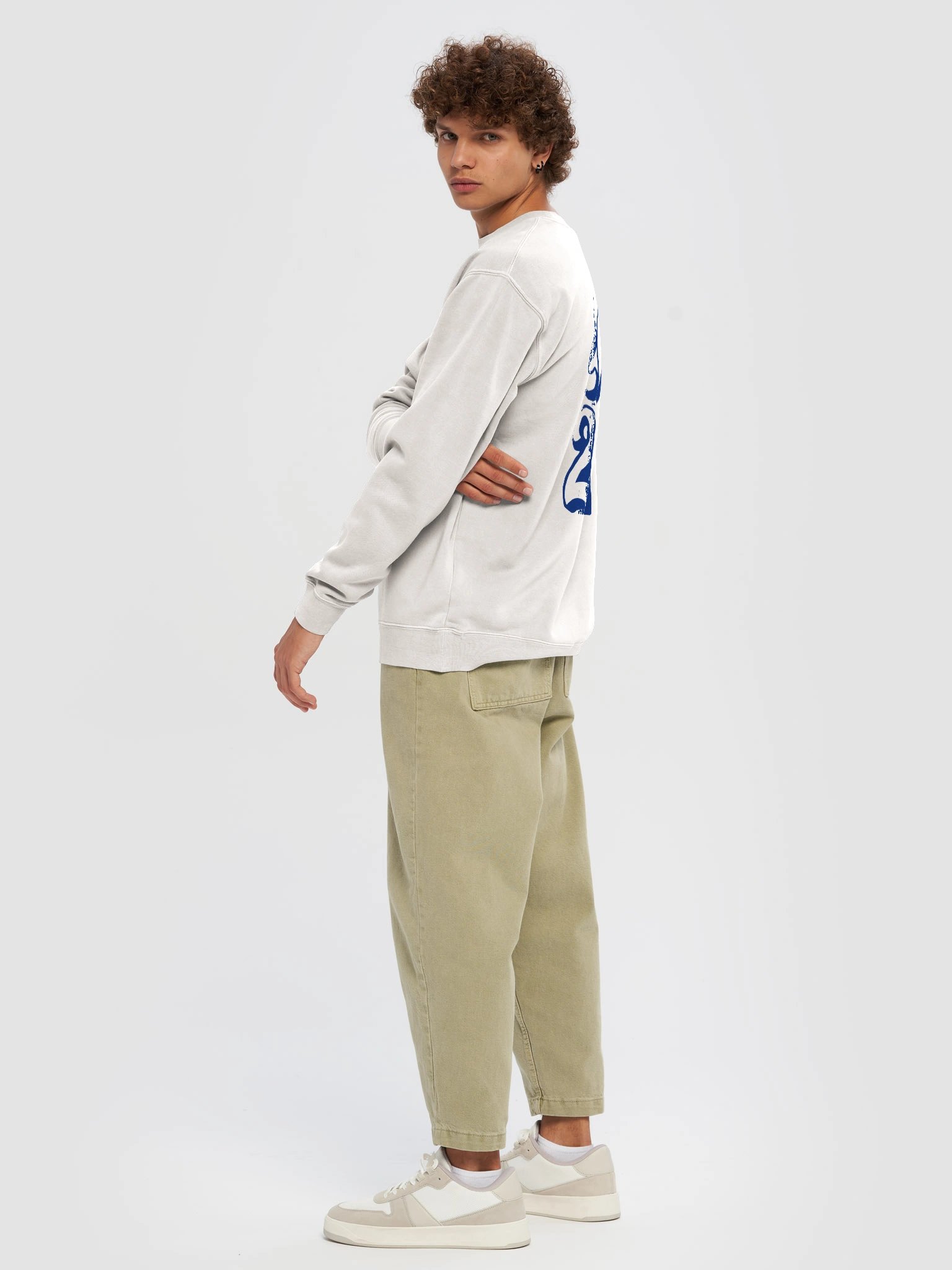 Emory Brown Outlined Crew Neck product image (54)