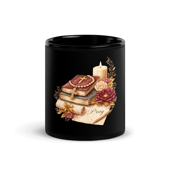 Grace Notes Prayer Mug (Black) product image (1)