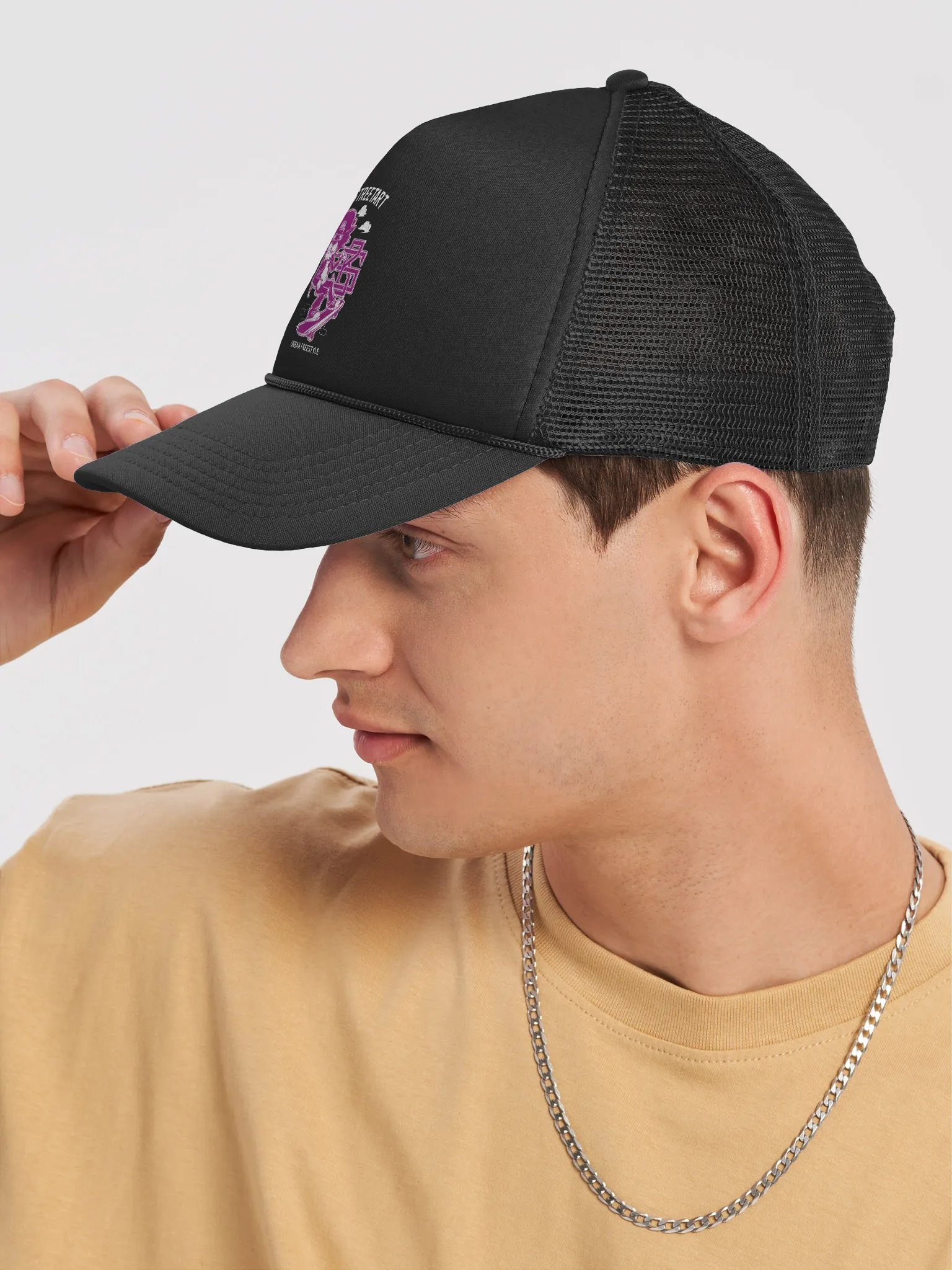 Wild Panther Foam Trucker Hat product image (7)