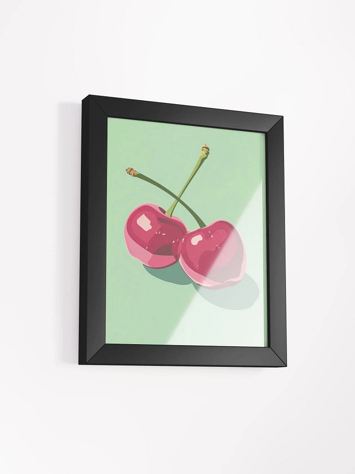 Cherries On Green Background product image (17)