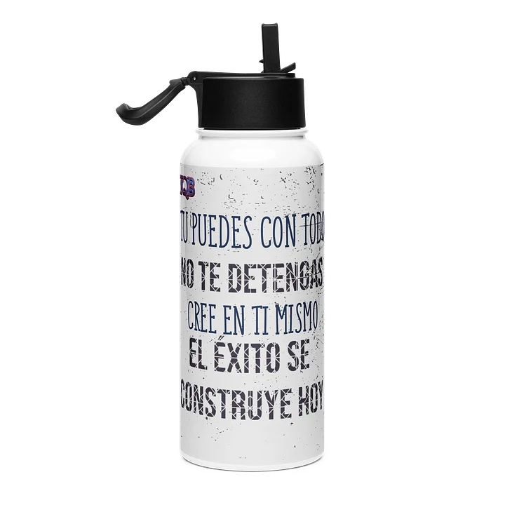 The "Tú Puedes" Motivator Premium Water Bottle - Tranquilo Quieto Brand product image (1)