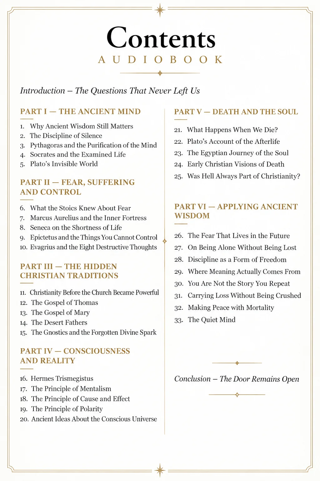 33 Ancient Teachings for the Modern Mind — Audiobook product image (2)