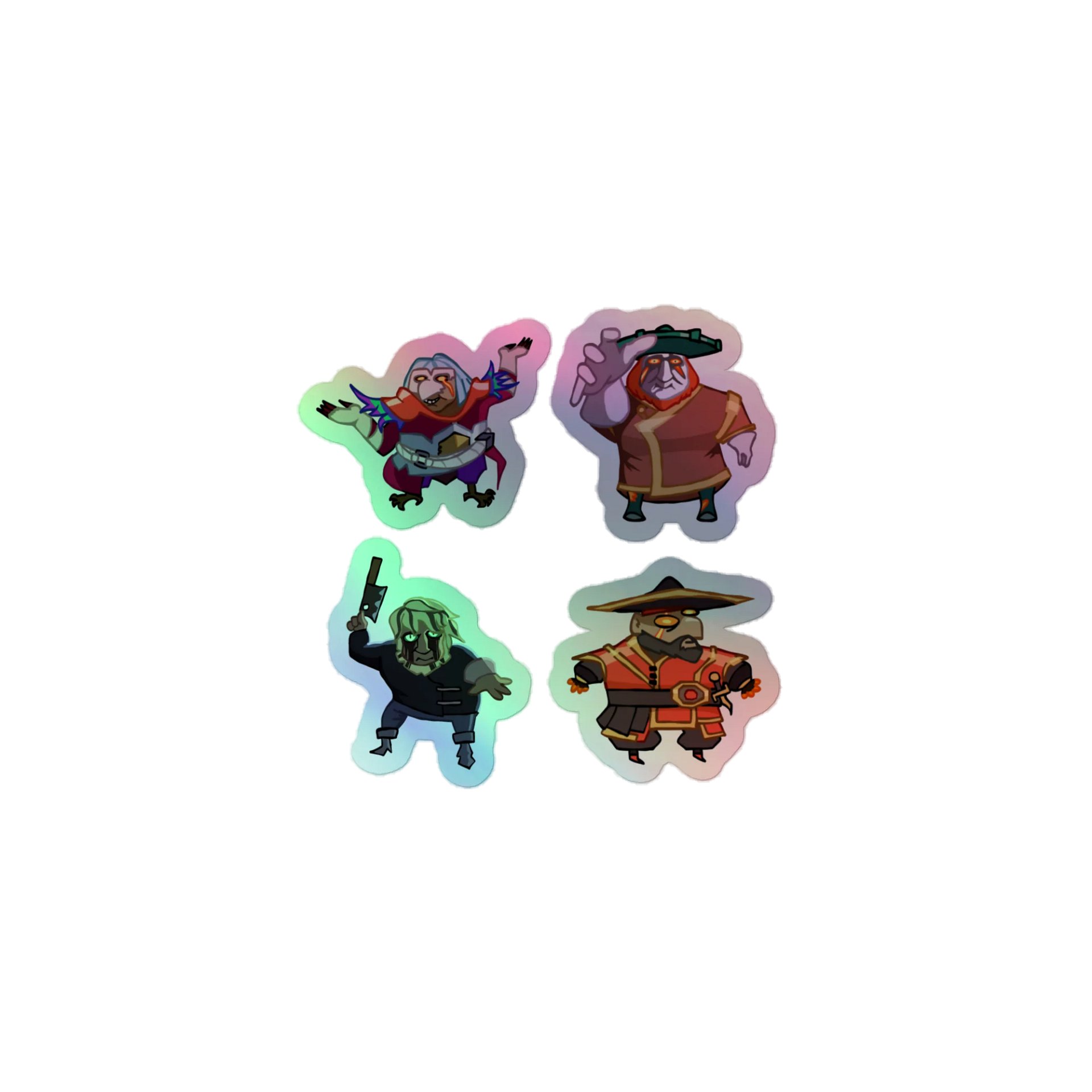 the nefarious 4 holo stickers product image (1)