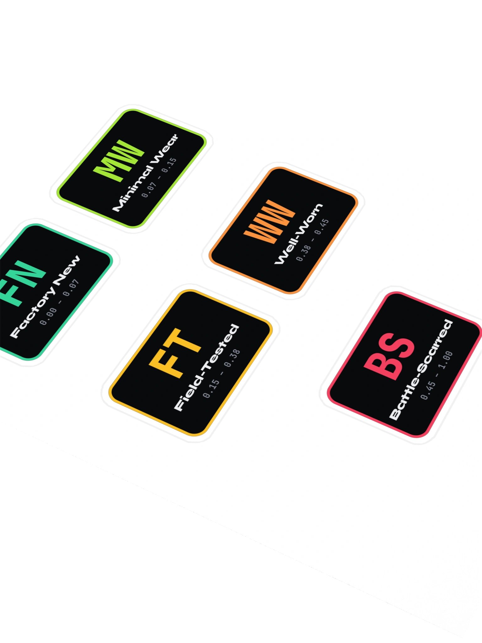 5 Wears Sticker Sheet product image (2)