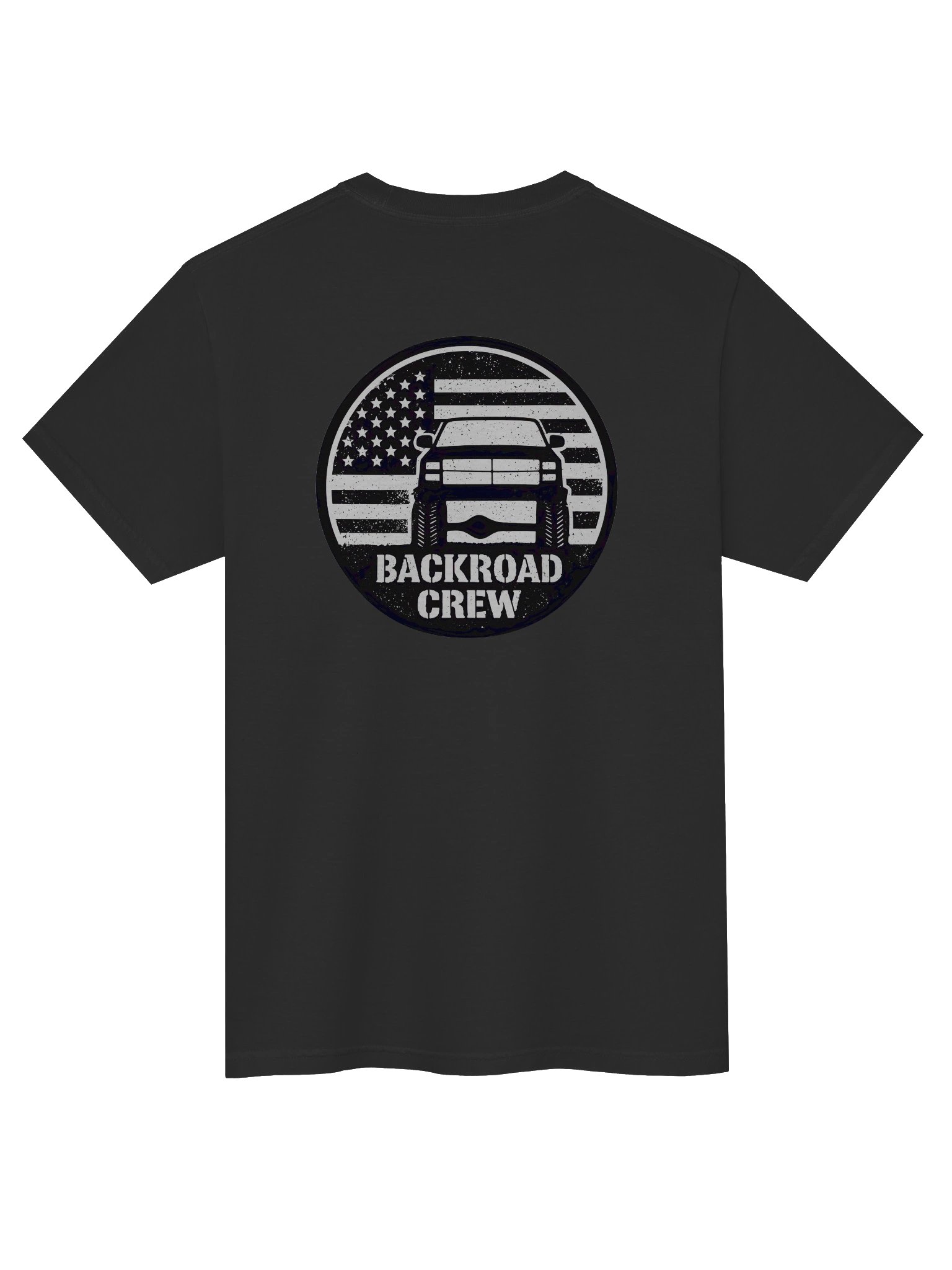 Backroad Crew Original Pocket T (black and white option) product image (4)