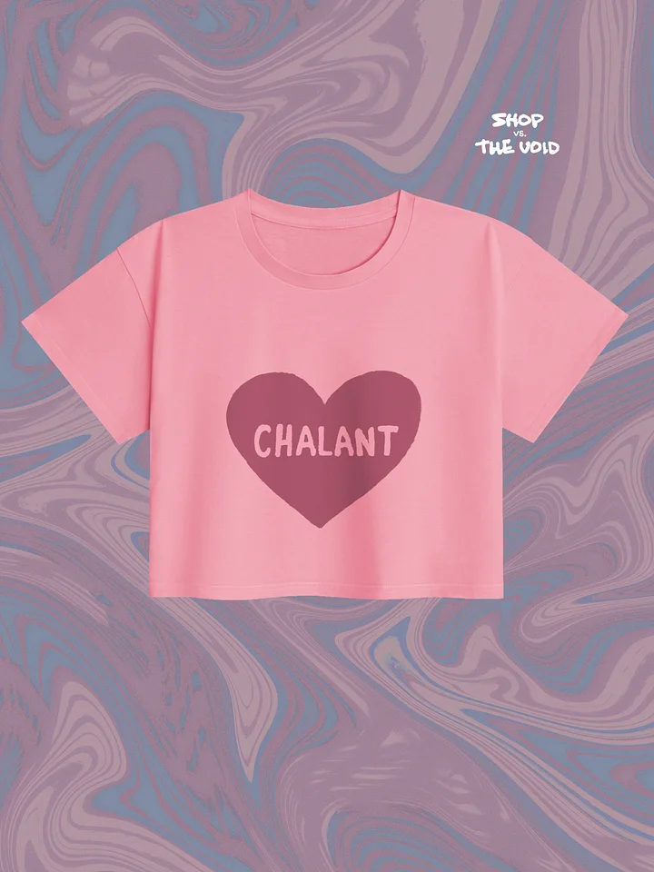 < CHALANT 3 variant #c15e77 women's cropped tee product image (1)