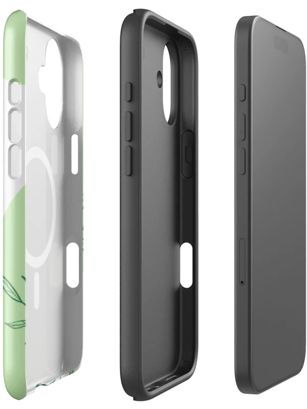 Stylish Tough Magnetic MagSafe® iPhone® Cases with Leaf Design, Eco-Friendly 14, 15, 16, 17, Pro, Pro Max, Plus Cases. product image (3)