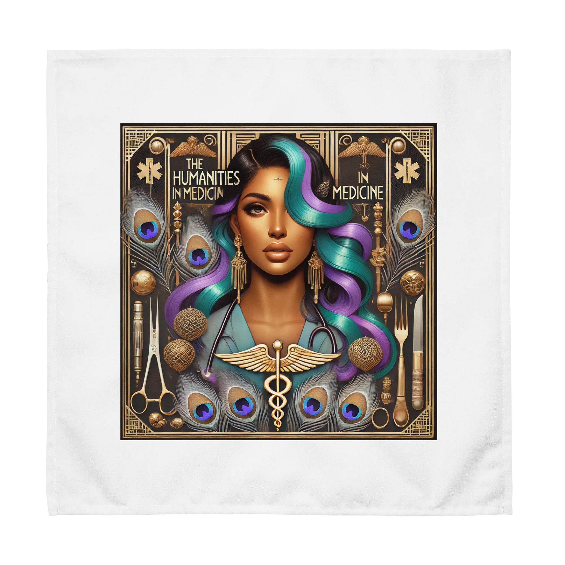 Humanities In Medicine Healthcare Heroines Custom Curated Napkin Set (4) product image (3)
