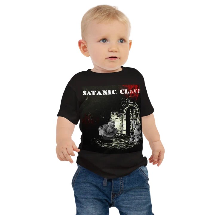 Satanic Claus Unisex Baby Tee product image (1)