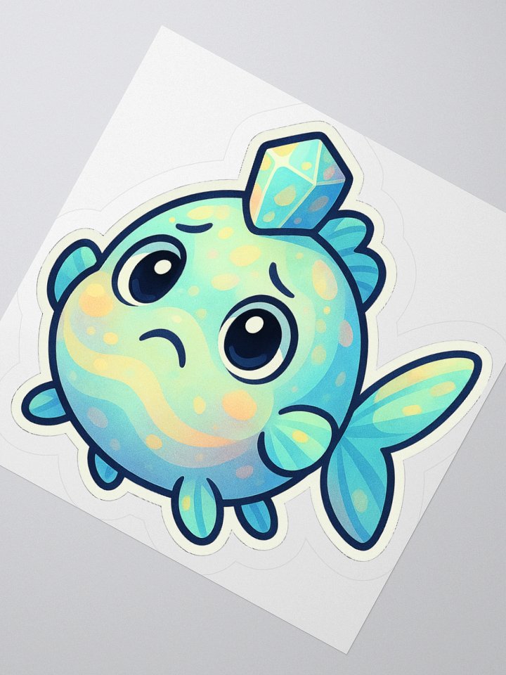 Opal (October) Fish Sticker product image (4)