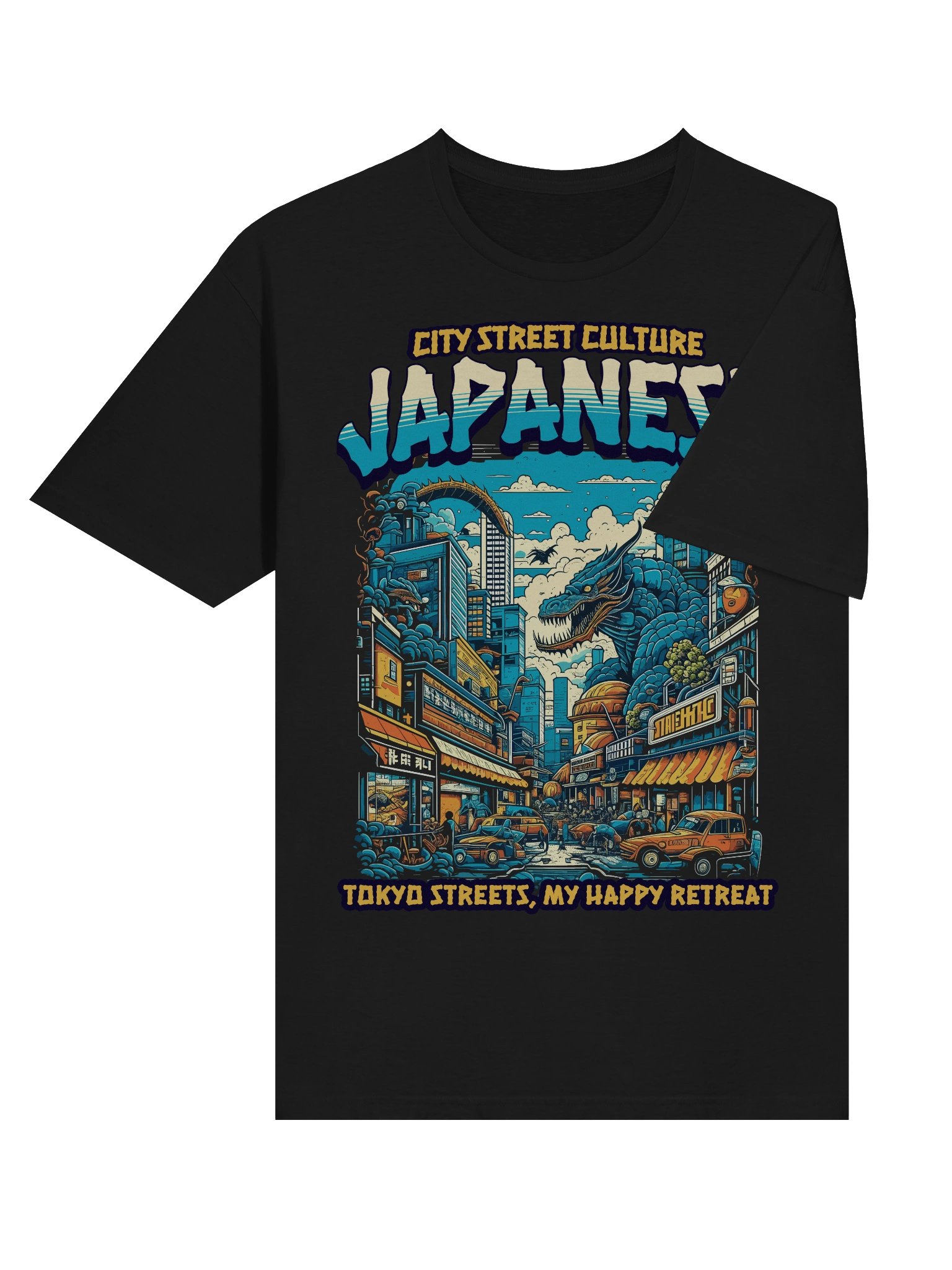 Tokyo Streets Dragon Retreat T-Shirt - Gildan Softstyle product image (4)