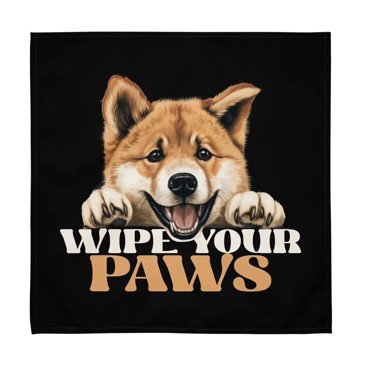 Wipe Your Paws Funny Akita Gift product image (1)