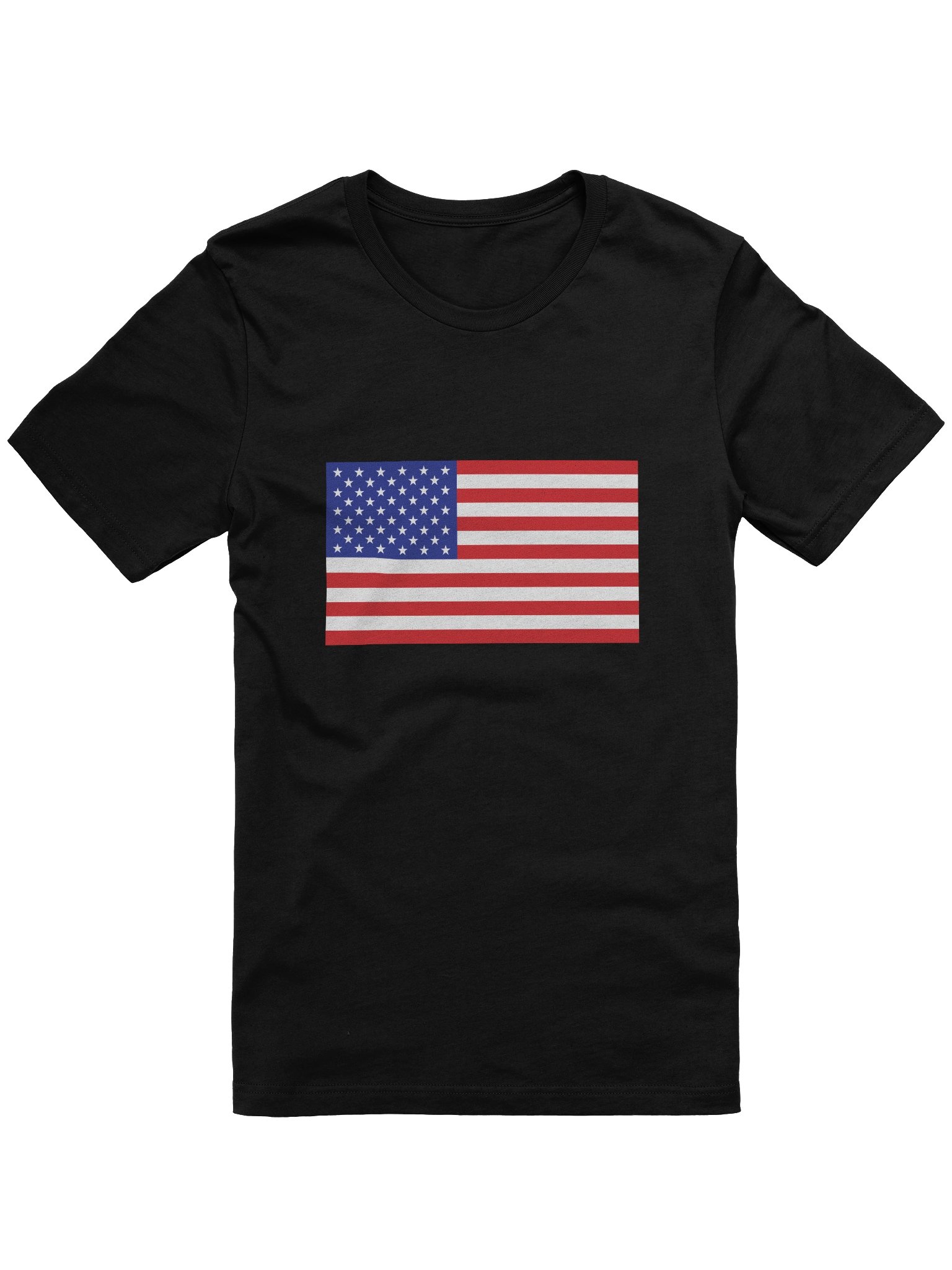 American Flag Bella+Canvas Super Soft T-shirt product image (1)