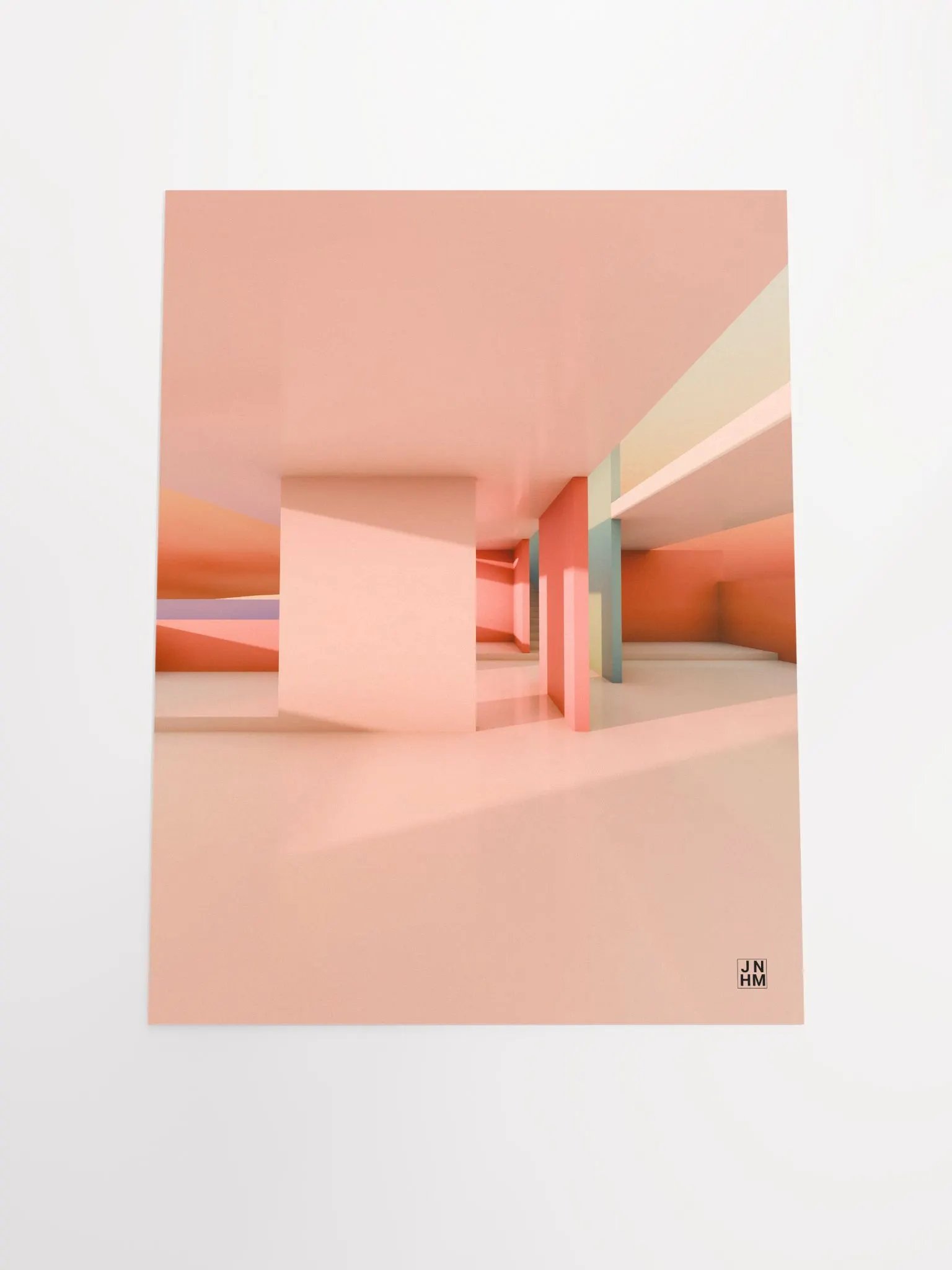 Architectural Landscape - Summer Pastel 04 12"x16" Frameless product image (4)