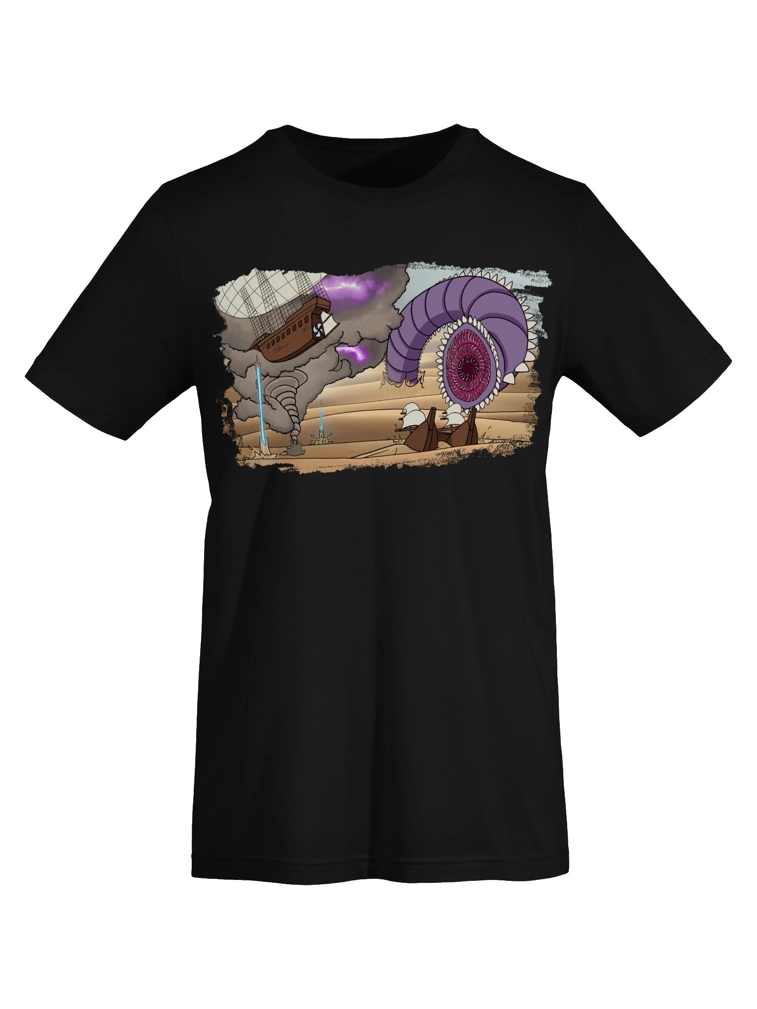 Soft Unisex Endless Desert T-Shirt (Front and Back) - Bella+Canvas product image (5)