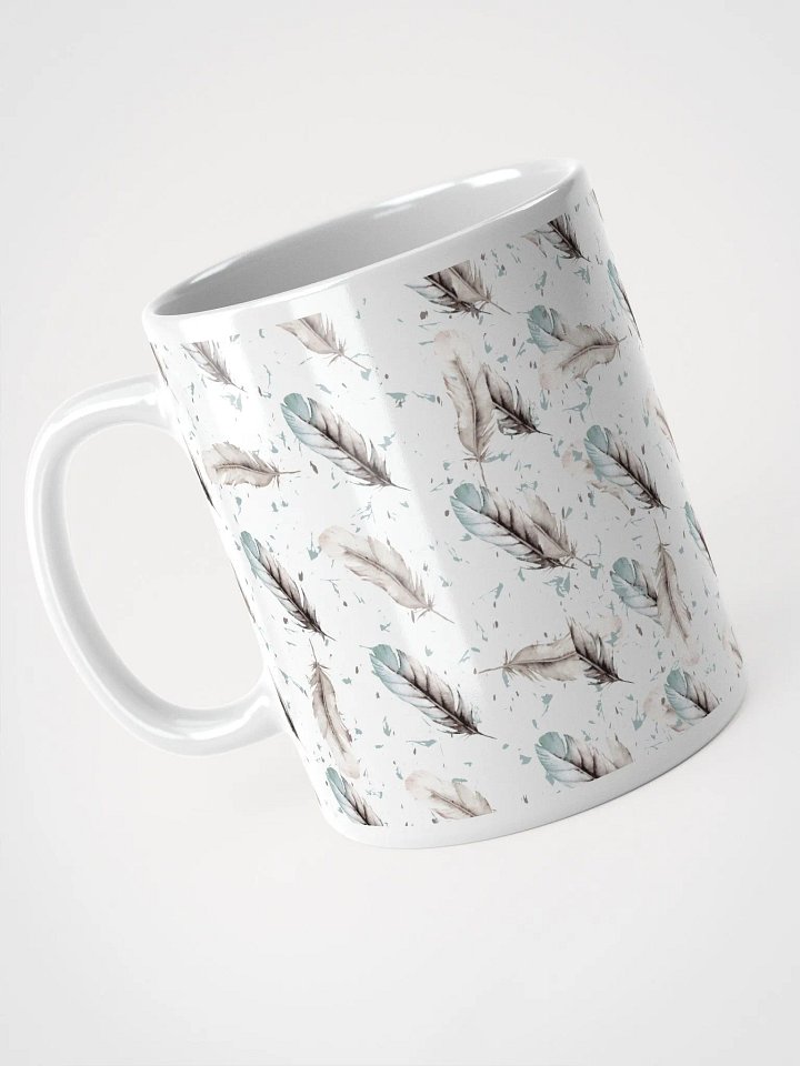 Feathered Dreams White Glossy Mug product image (2)