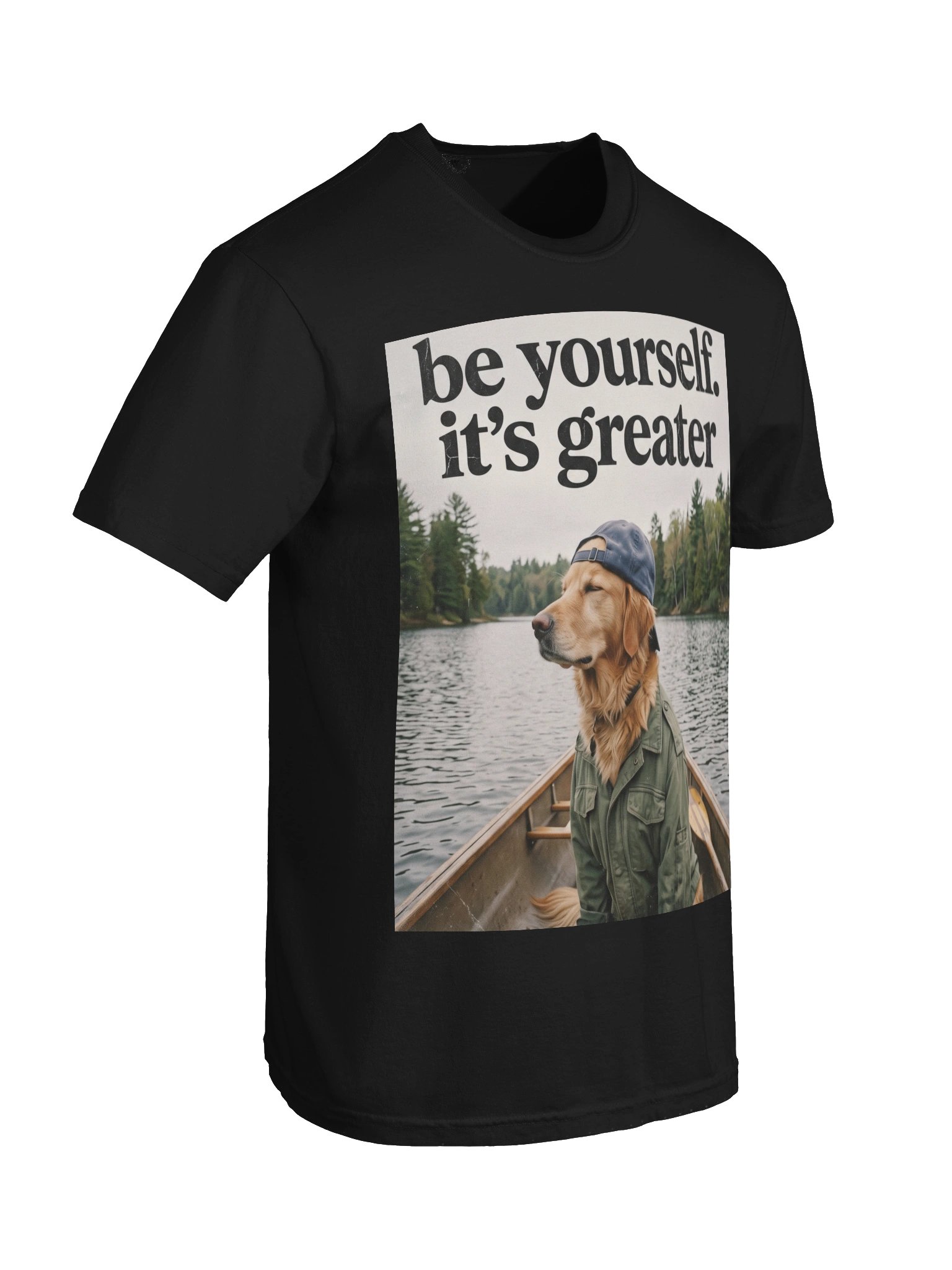 Be Yourself Vintage Dog Graphic T-Shirt product image (72)