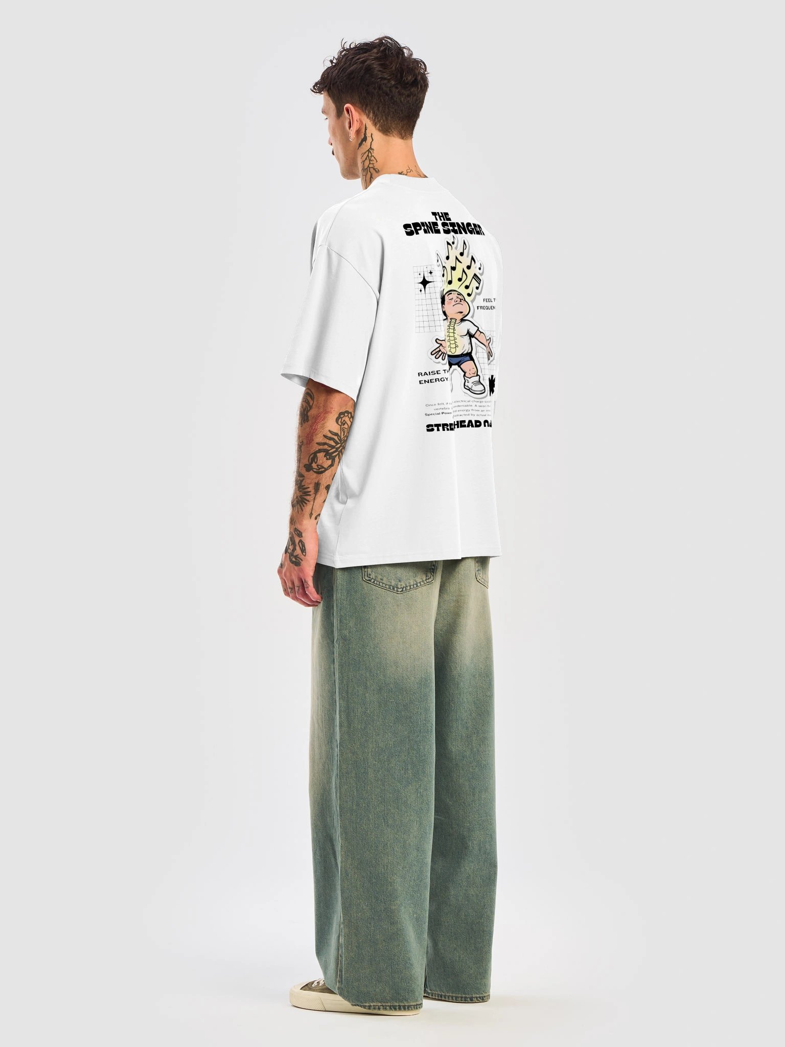 The Spine Singer - Short Sleeve Shirt - White product image (4)
