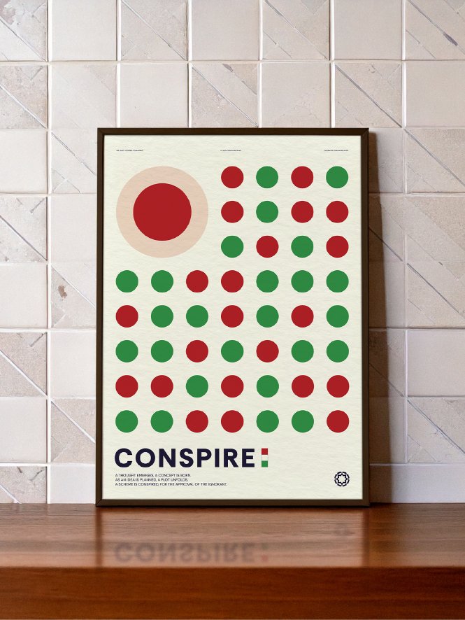 Dot : Conspire — Minimalist Digital Print for Modern Interior product image (1)