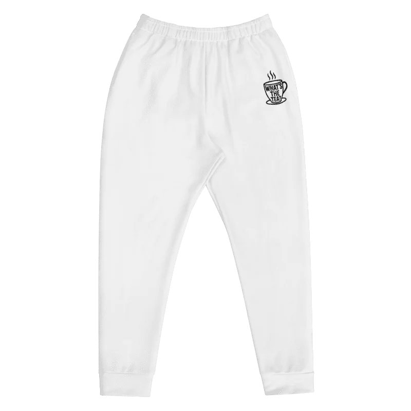 What's The Tea? Joggers - White product image (1)