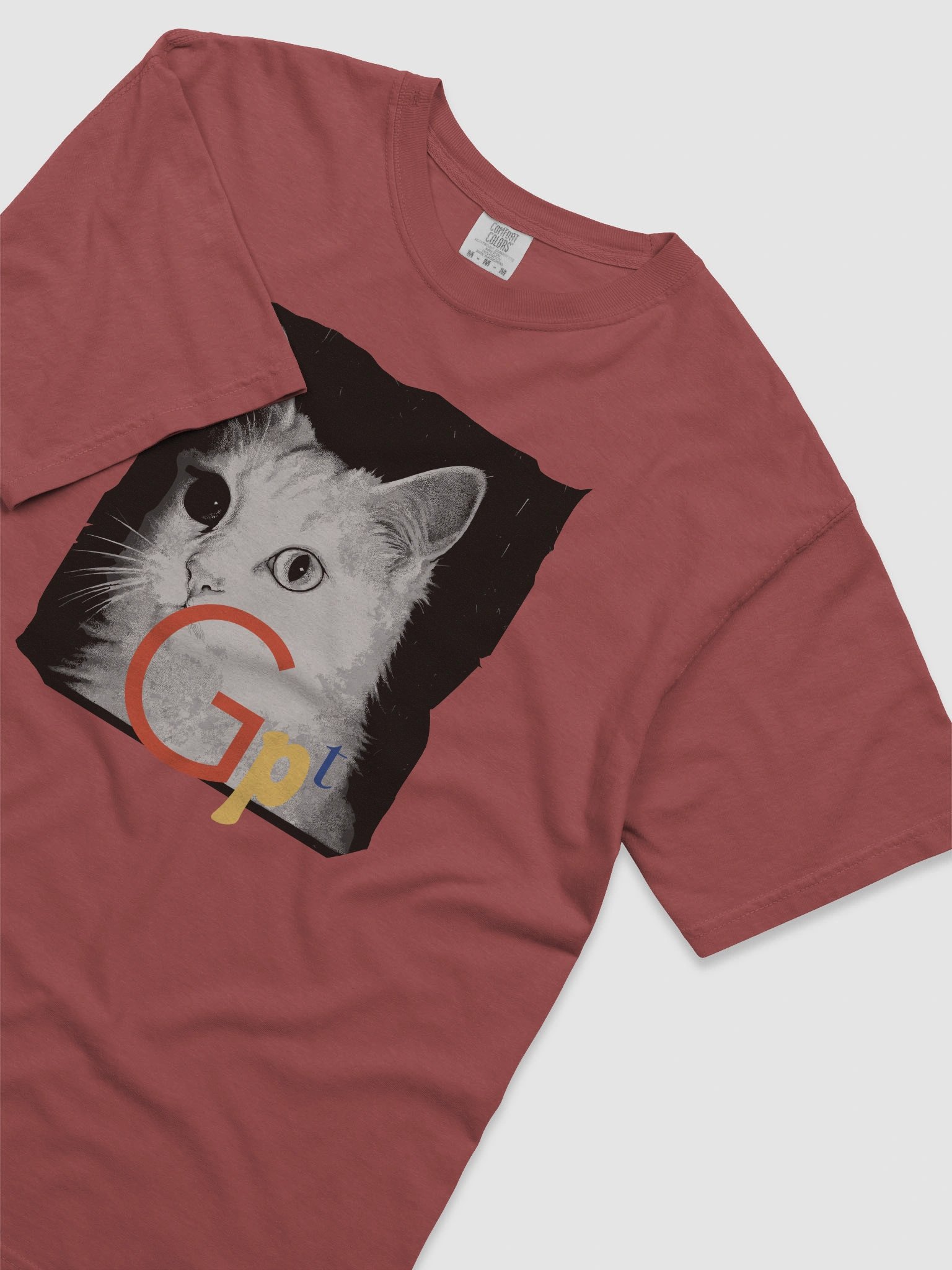 Surreal "Cat-GPT" T-Shirt product image (2)