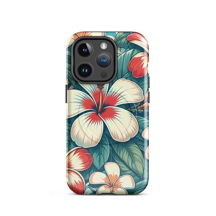 Tropical Hibiscus Tough Magnetic MagSafe® iPhone® 14, iPhone 15, iPhone 16, iPhone 17, Pro, Pro Max, Plus product image (2)