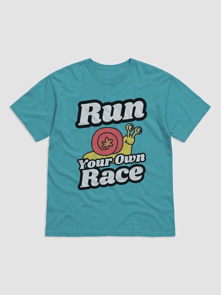 Motivational Snail Run Your Own Race T-Shirt product image (5)